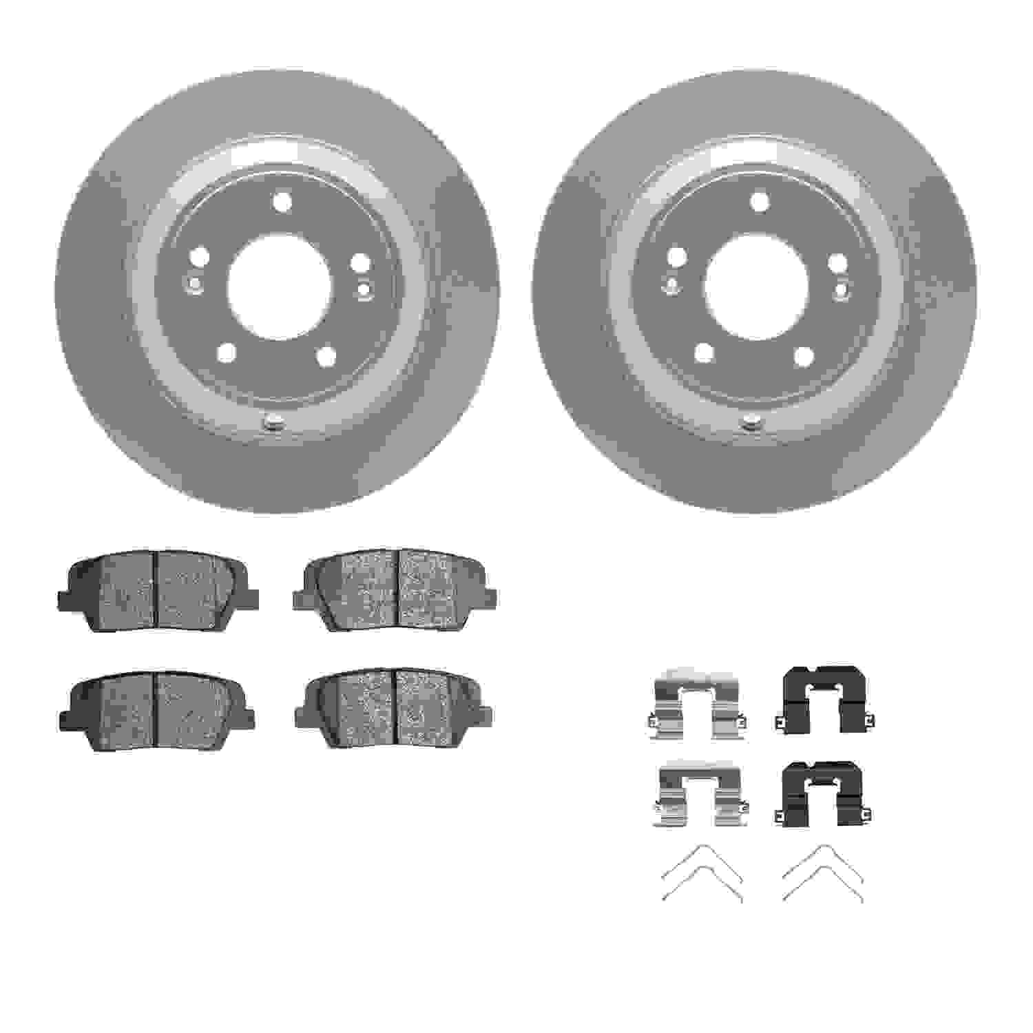 Dynamic Friction Company Disc Brake Kit 4312-21033