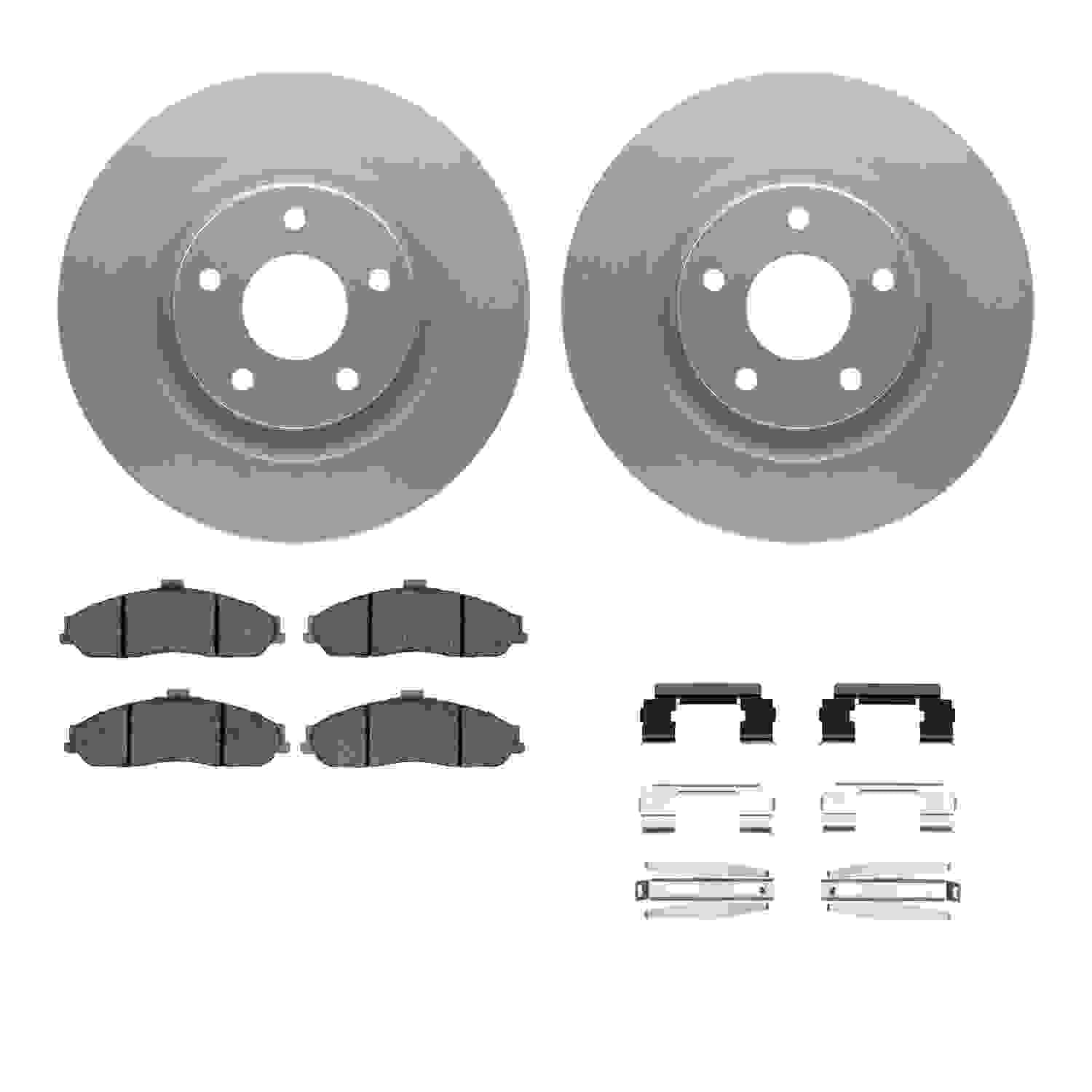 Dynamic Friction Company Disc Brake Kit 4312-46003