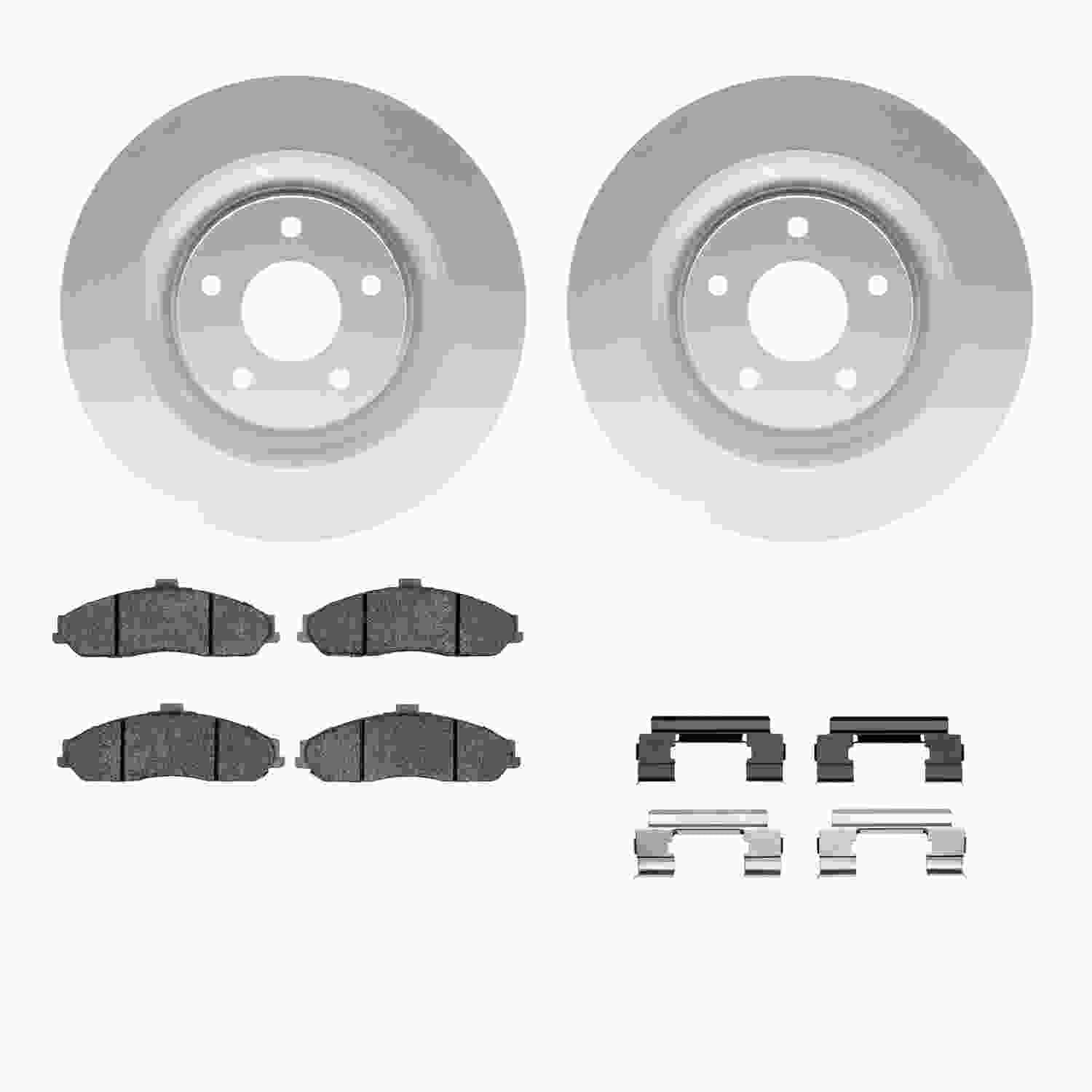 Dynamic Friction Company Disc Brake Kit 4312-46007