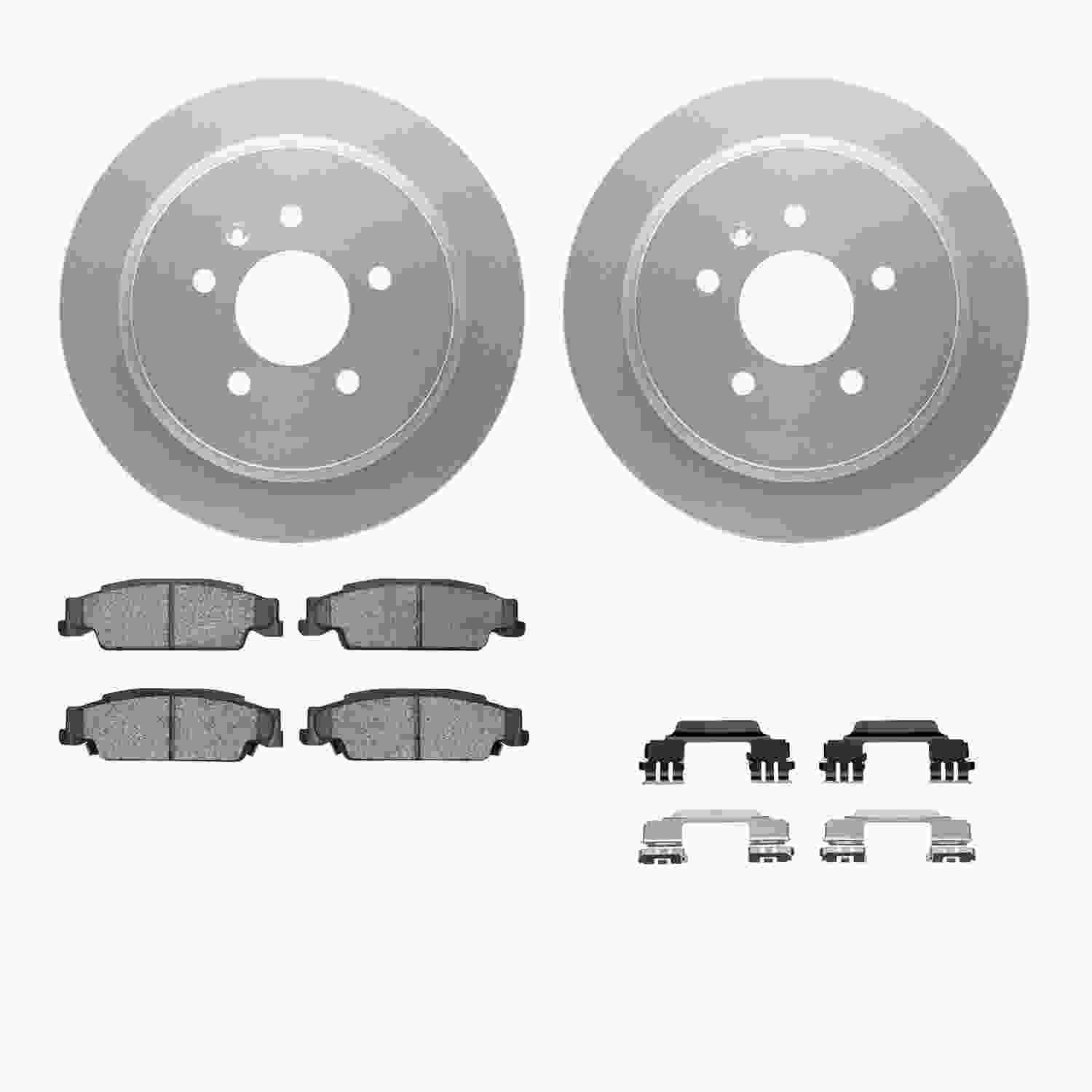 Dynamic Friction Company Disc Brake Kit 4312-46014