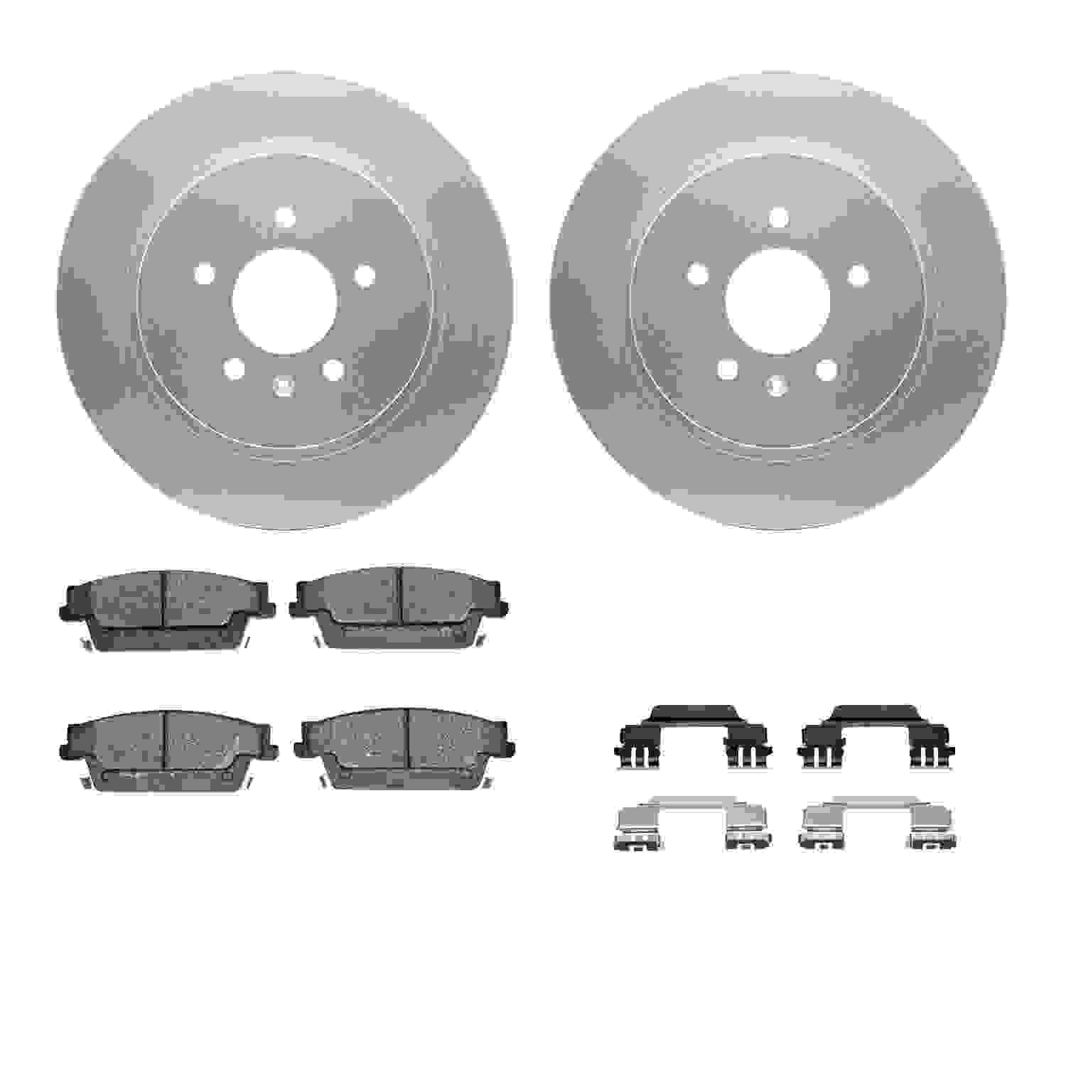 Dynamic Friction Company Disc Brake Kit 4312-46024