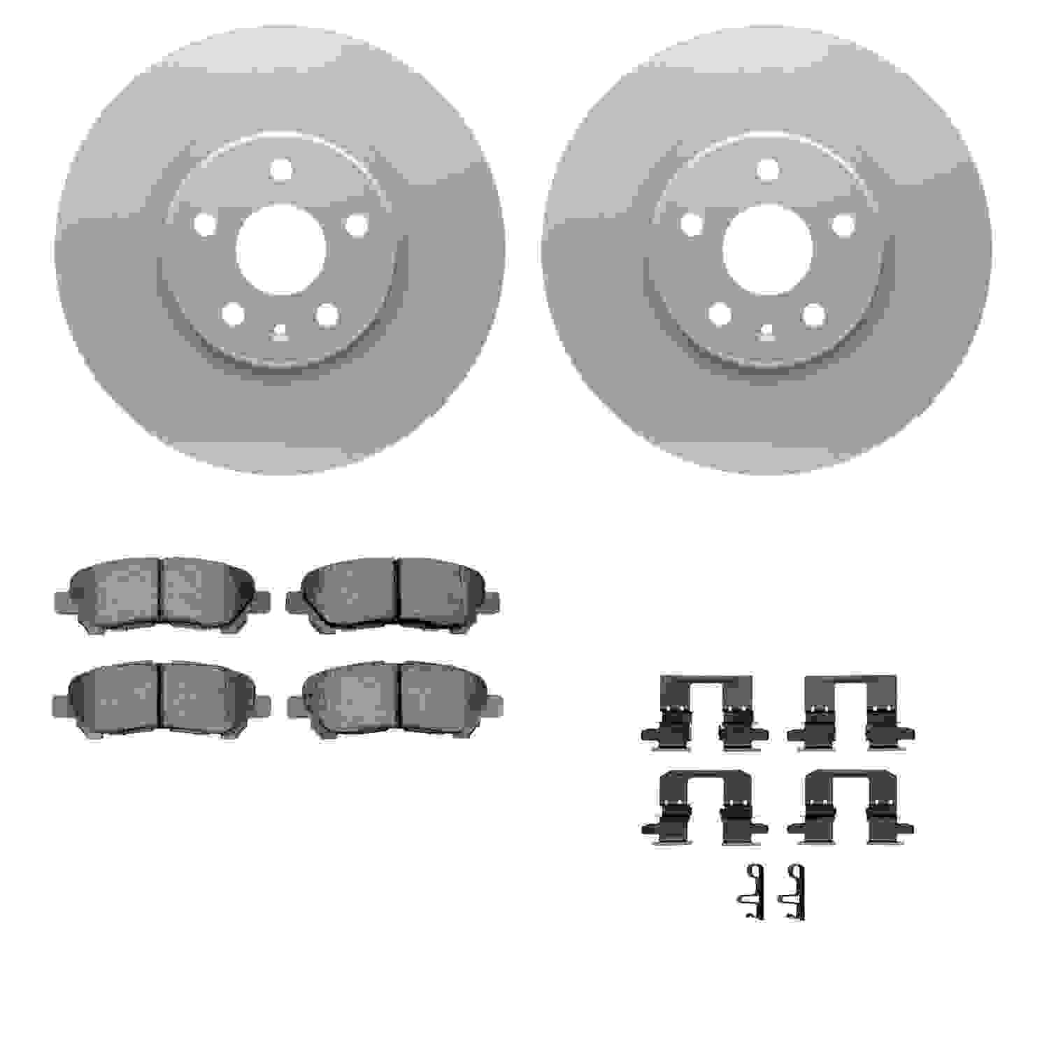 Dynamic Friction Company Disc Brake Kit 4312-46029