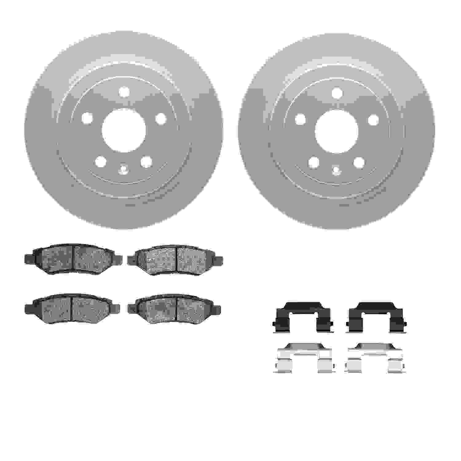 Dynamic Friction Company Disc Brake Kit 4312-46032