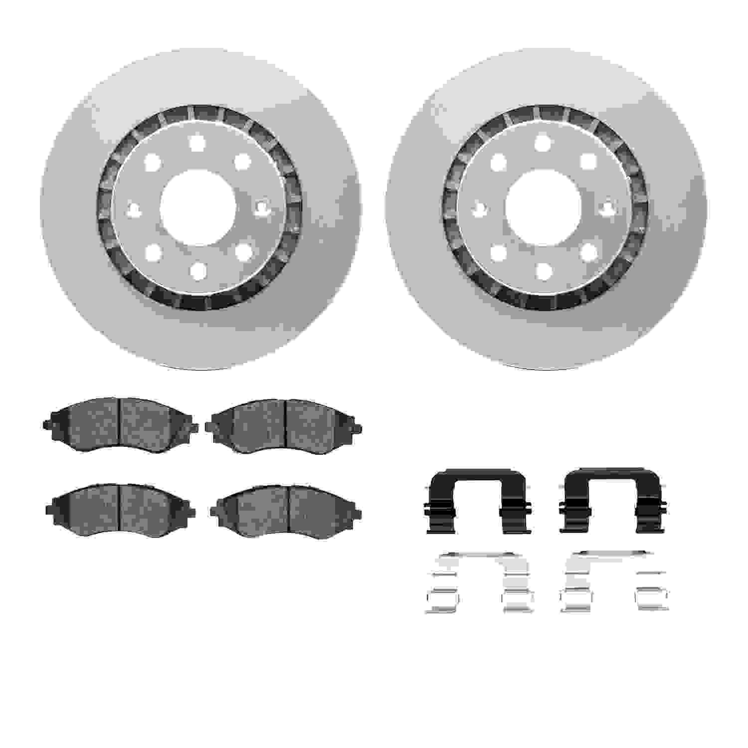 Dynamic Friction Company Disc Brake Kit 4312-47018