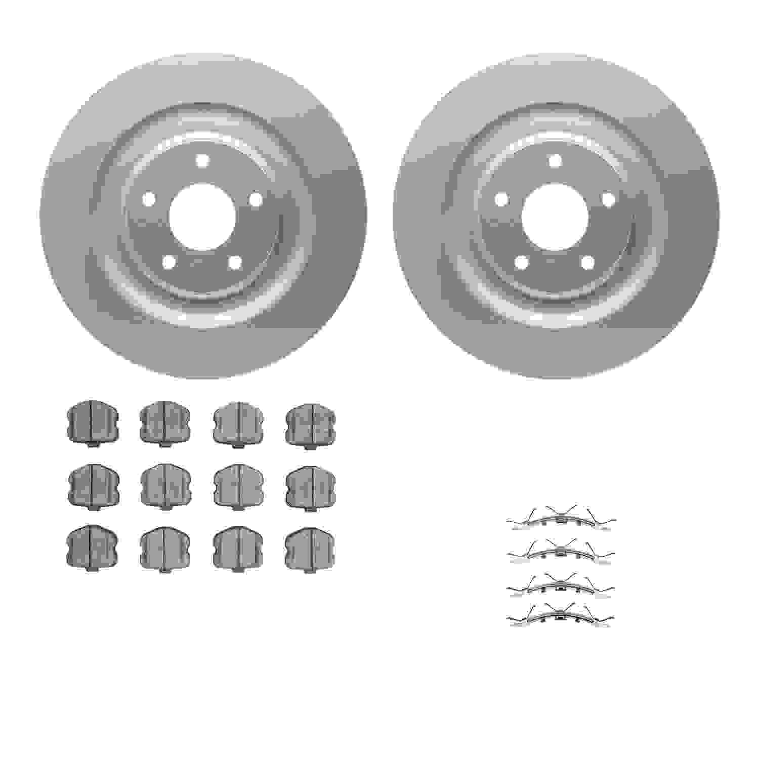 Dynamic Friction Company Disc Brake Kit 4312-47031