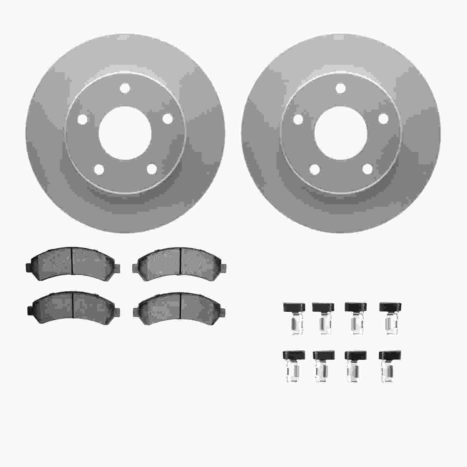 Dynamic Friction Company Disc Brake Kit 4312-48014