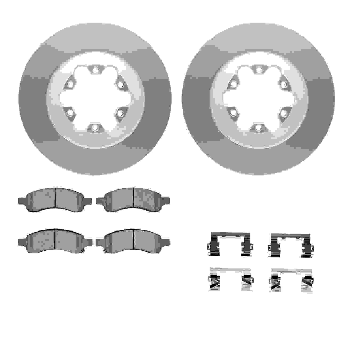 Dynamic Friction Company Disc Brake Kit 4312-48037