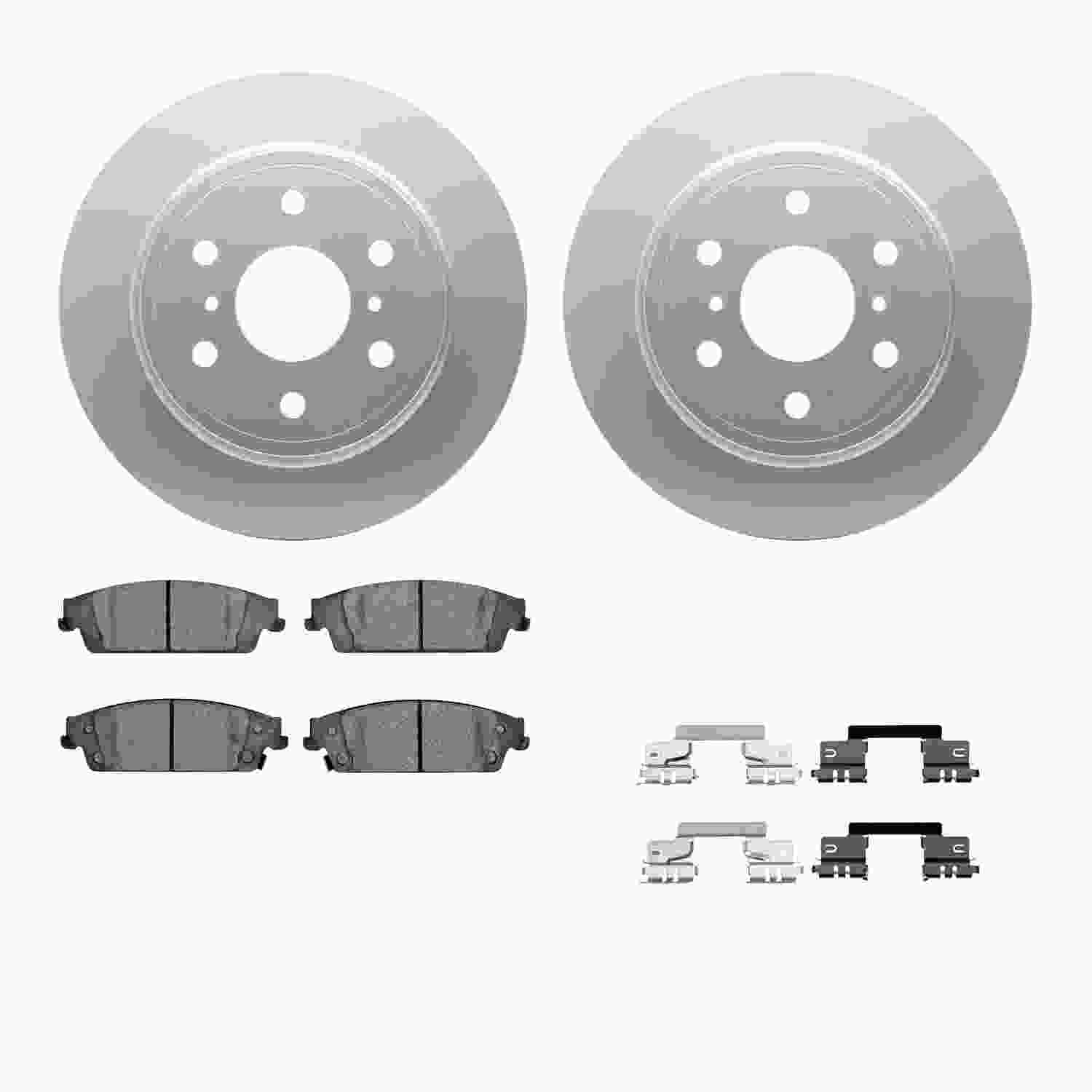 Dynamic Friction Company Disc Brake Kit 4312-48040