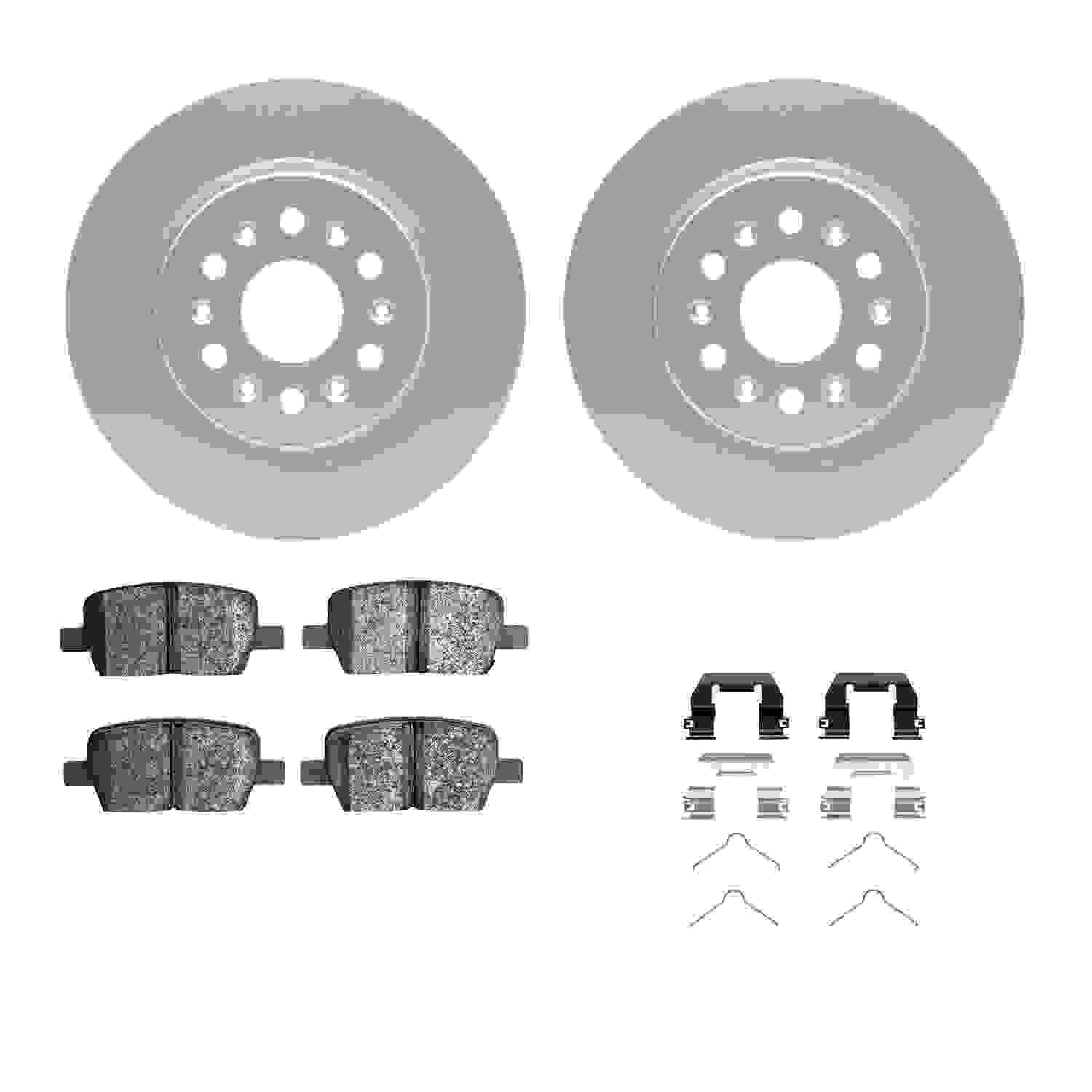 Dynamic Friction Company Disc Brake Kit 4312-48051