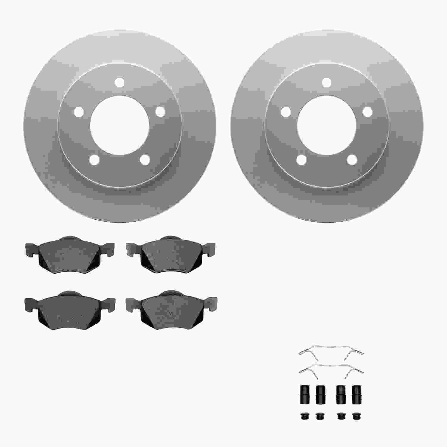 Dynamic Friction Company Disc Brake Kit 4312-54061