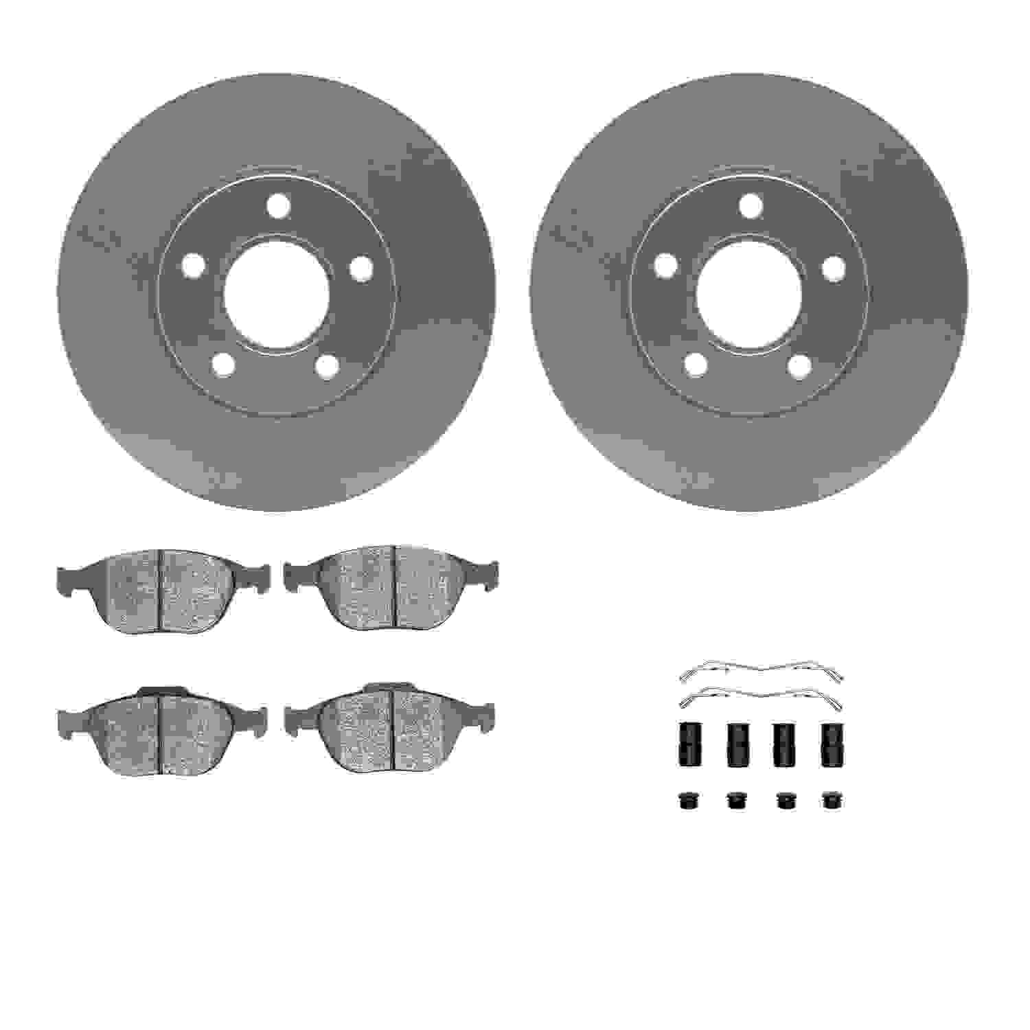 Dynamic Friction Company Disc Brake Kit 4312-54070