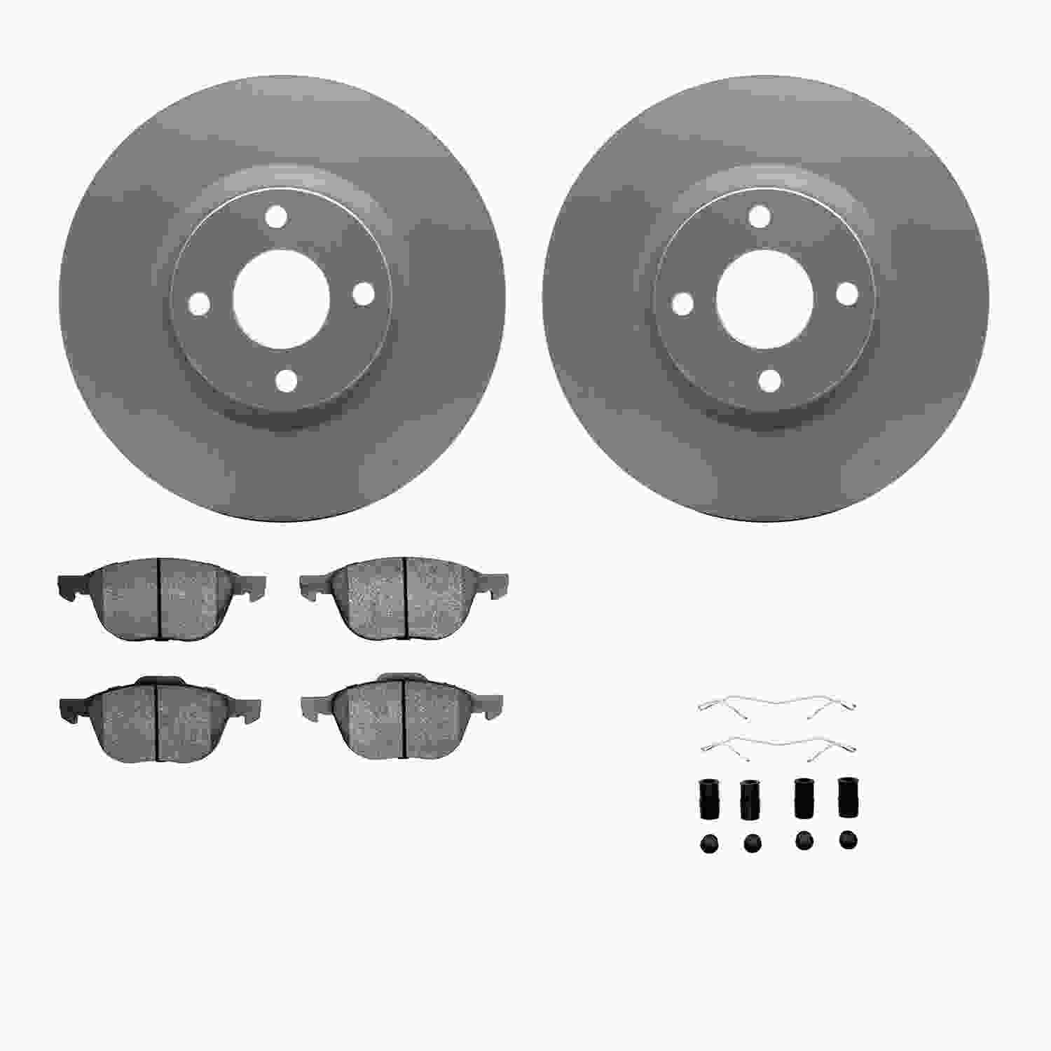 Dynamic Friction Company Disc Brake Kit 4312-54081