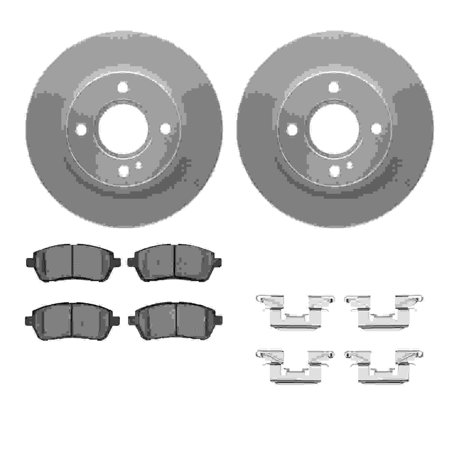 Dynamic Friction Company Disc Brake Kit 4312-54110