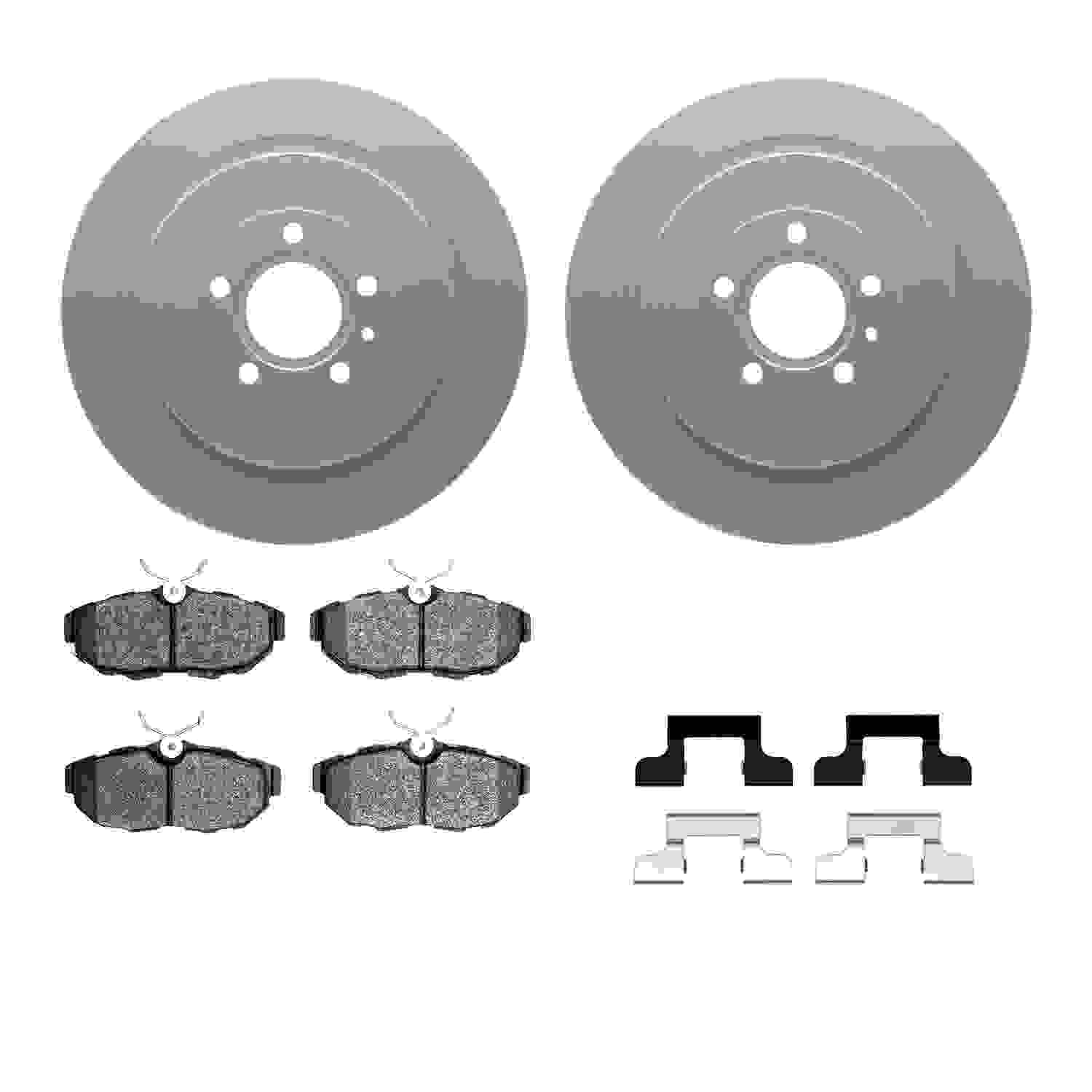 Dynamic Friction Company Disc Brake Kit 4312-54115