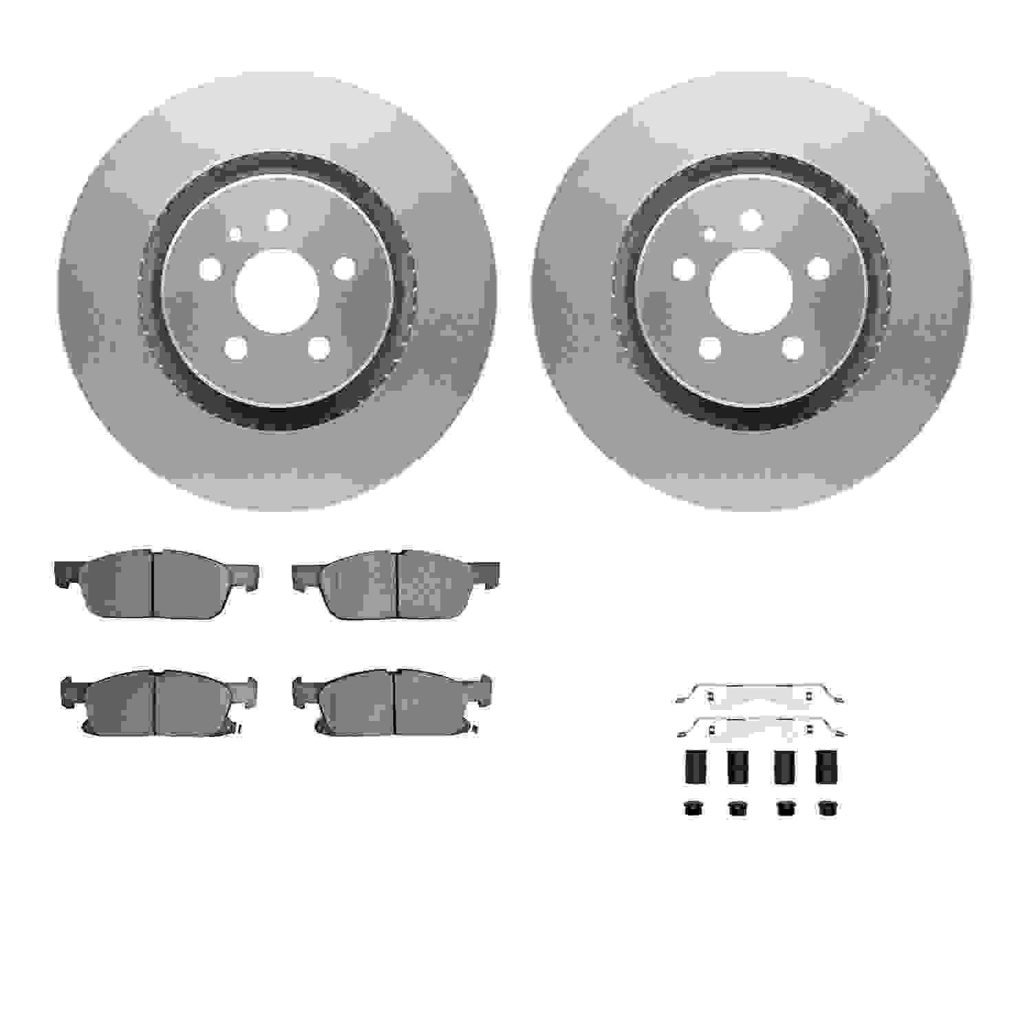 Dynamic Friction Company Disc Brake Kit 4312-55008