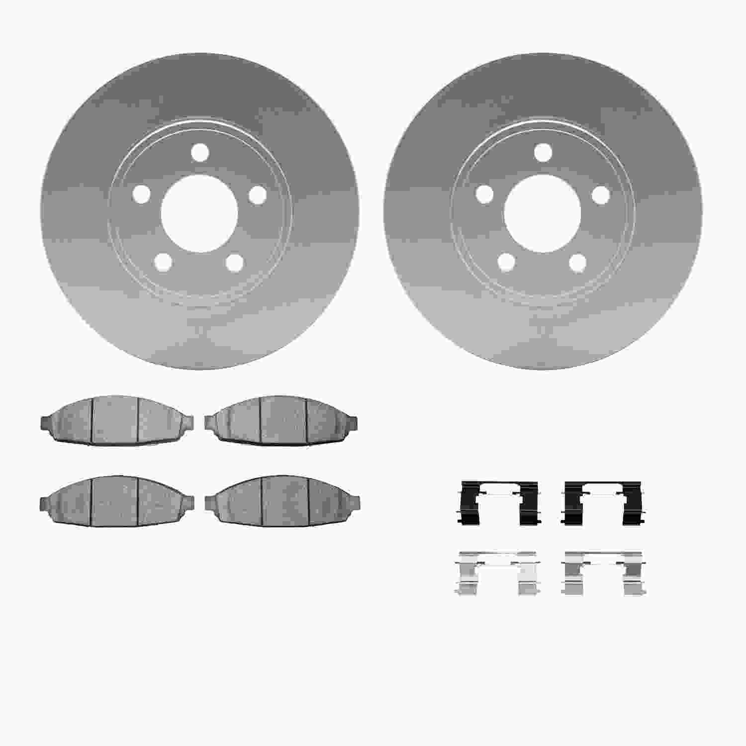 Dynamic Friction Company Disc Brake Kit 4312-56004