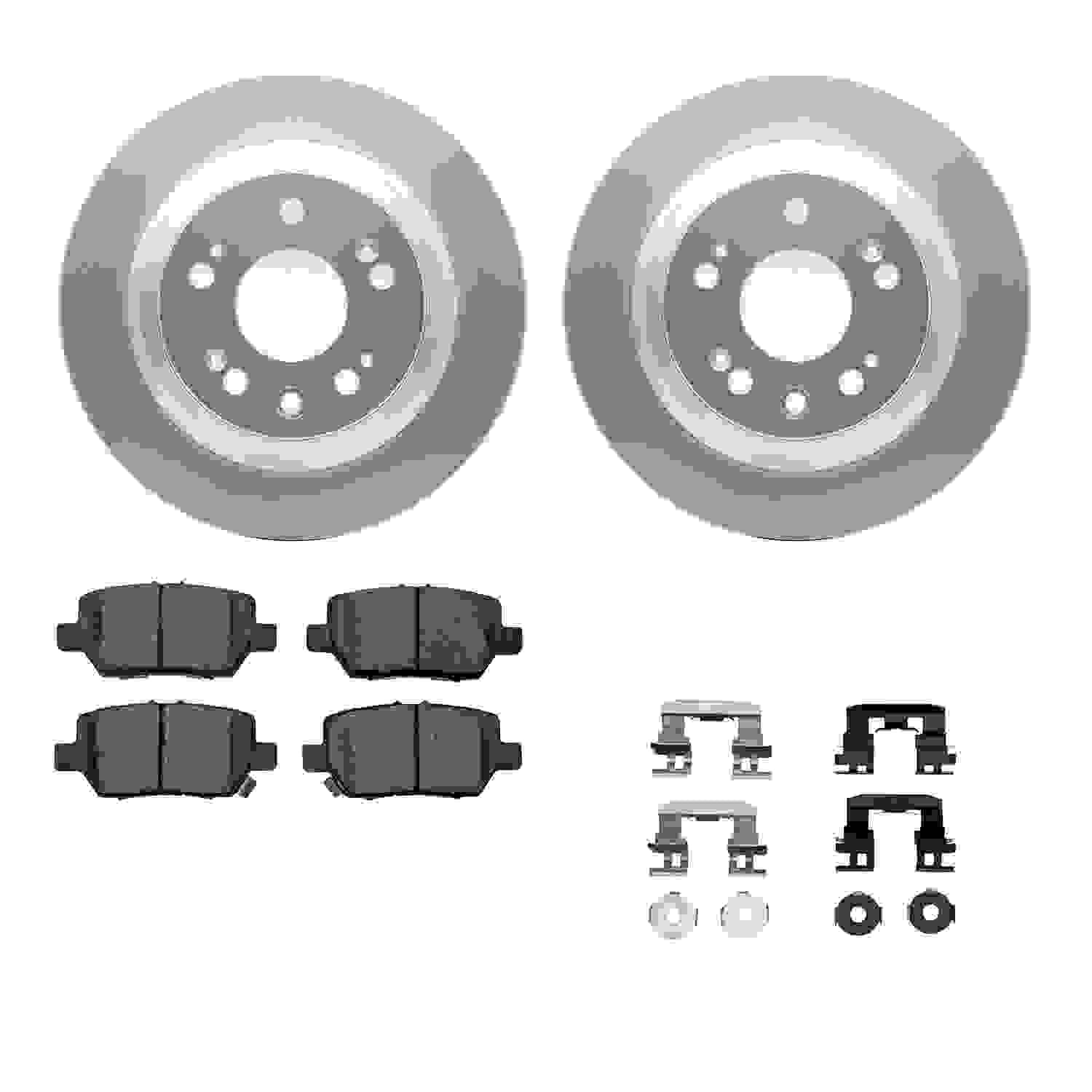 Dynamic Friction Company Disc Brake Kit 4312-58007