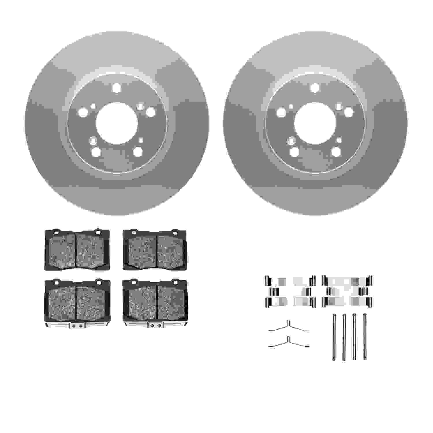 Dynamic Friction Company Disc Brake Kit 4312-58008