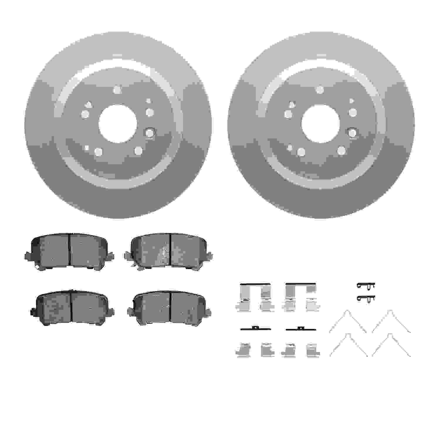 Dynamic Friction Company Disc Brake Kit 4312-58019