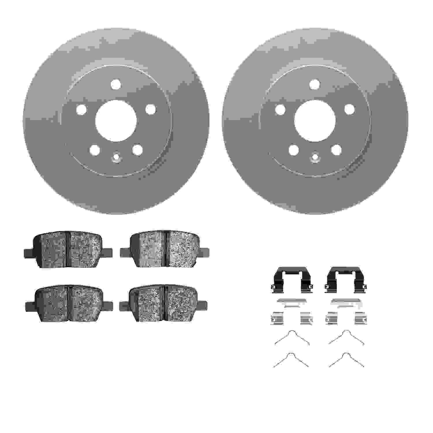 Dynamic Friction Company Disc Brake Kit 4312-65017