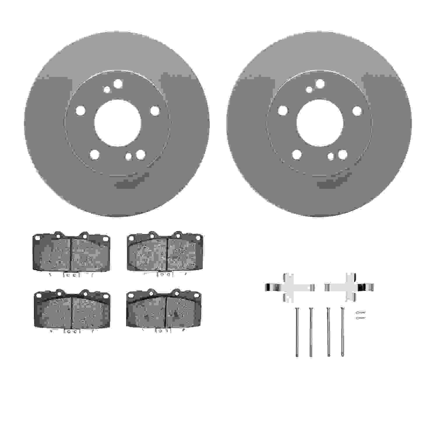 Dynamic Friction Company Disc Brake Kit 4312-67011