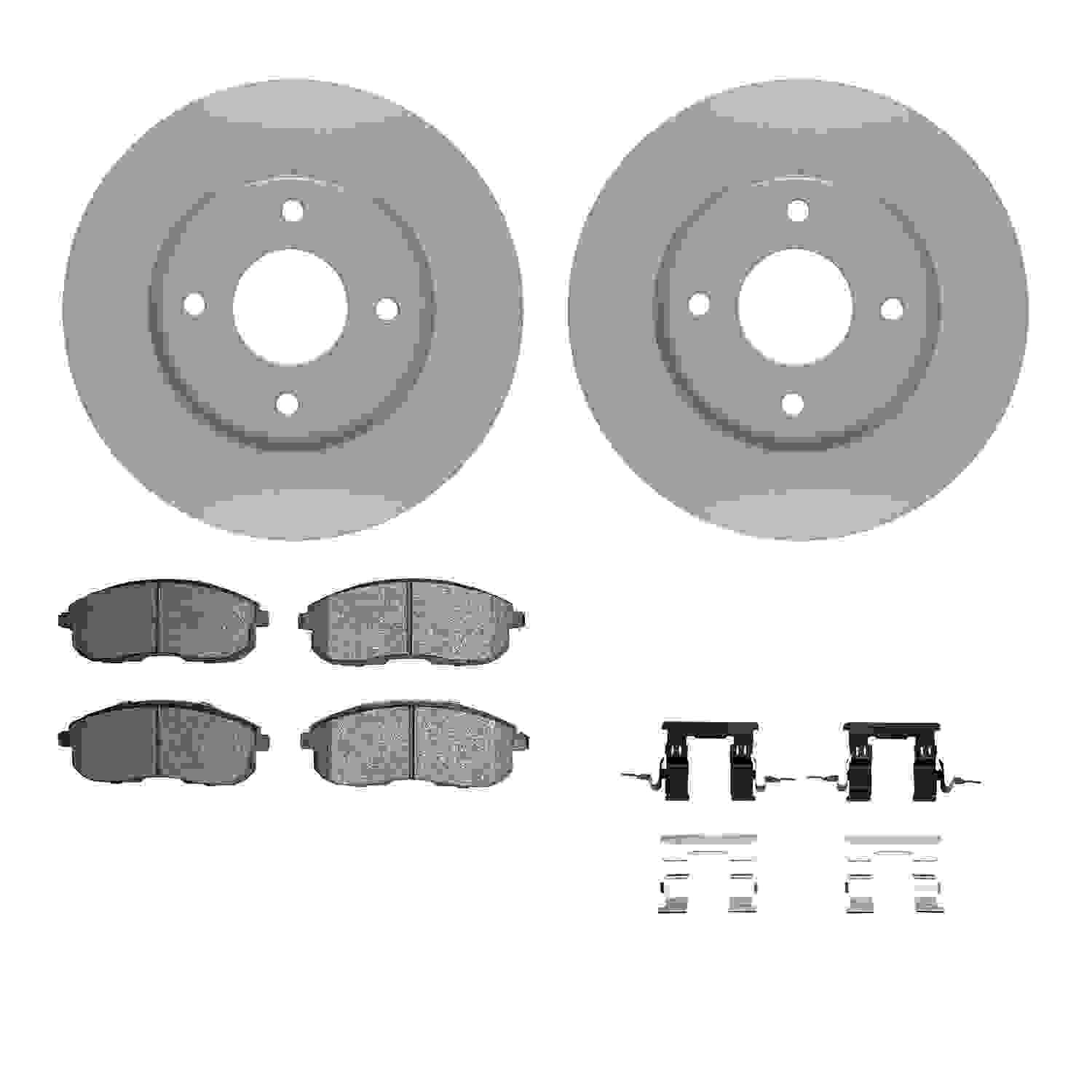 Dynamic Friction Company Disc Brake Kit 4312-67024