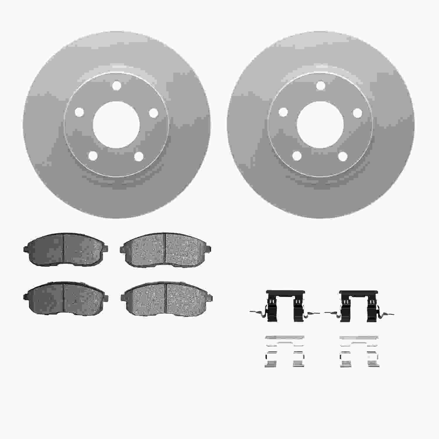 Dynamic Friction Company Disc Brake Kit 4312-67025