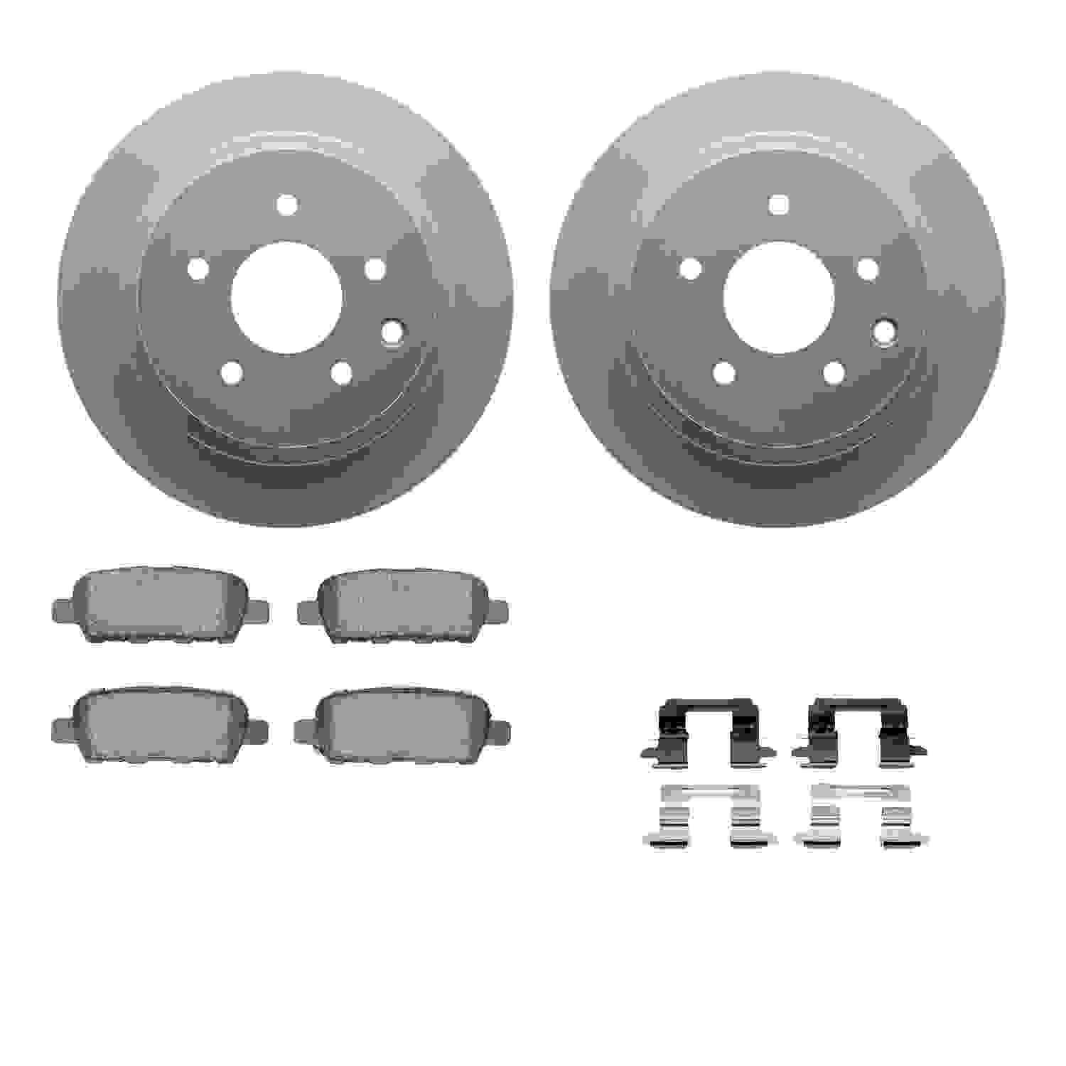 Dynamic Friction Company Disc Brake Kit 4312-67037