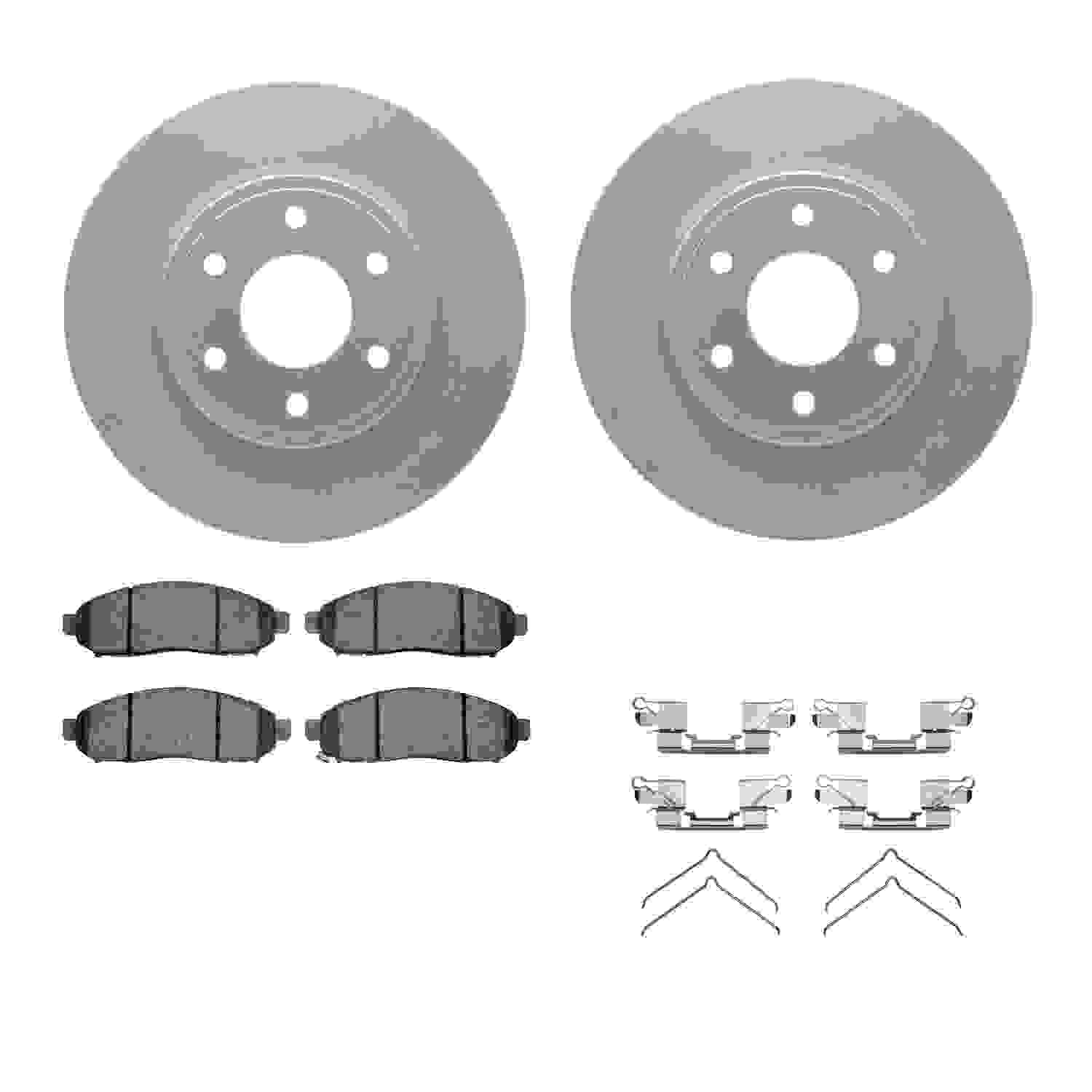 Dynamic Friction Company Disc Brake Kit 4312-67044