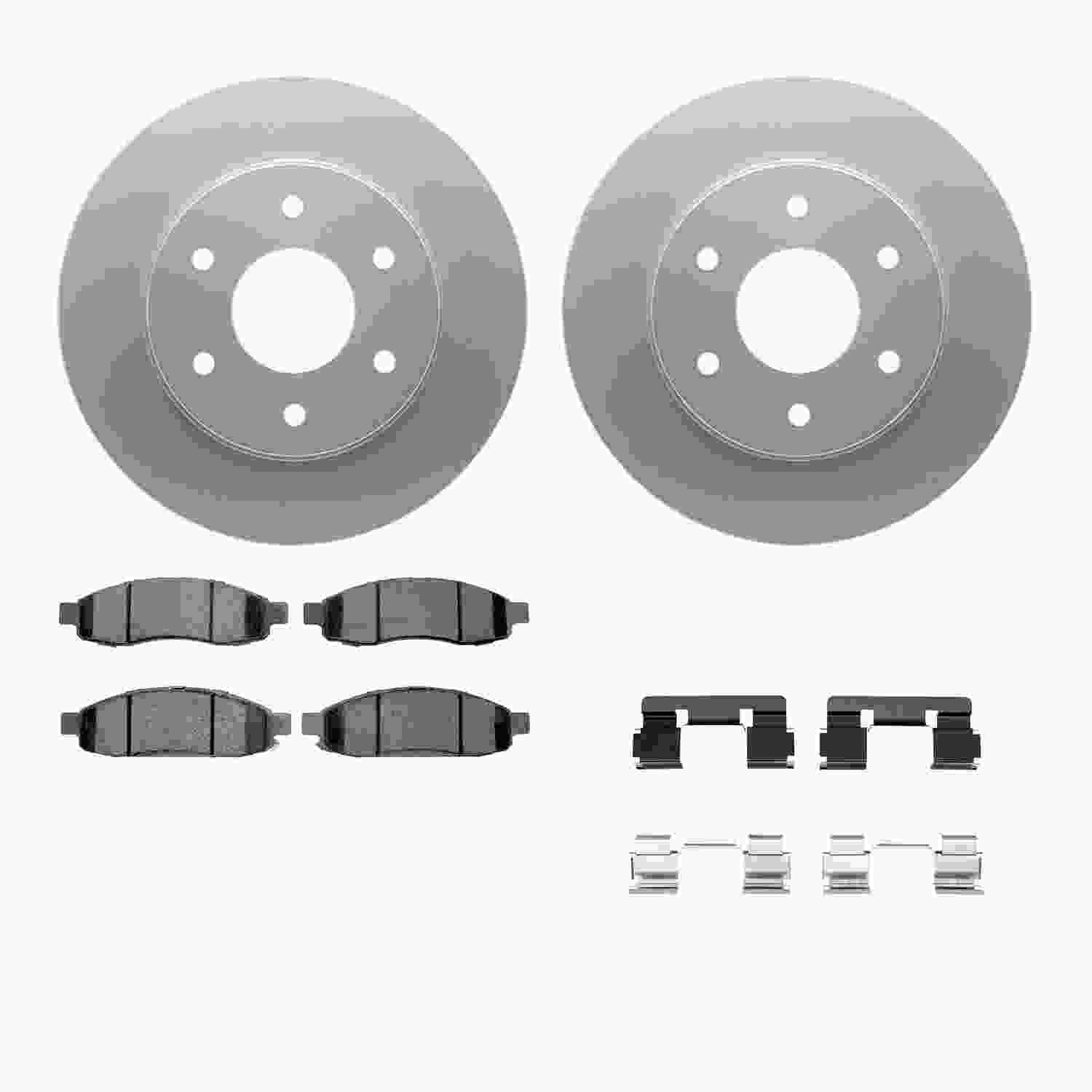 Dynamic Friction Company Disc Brake Kit 4312-67048