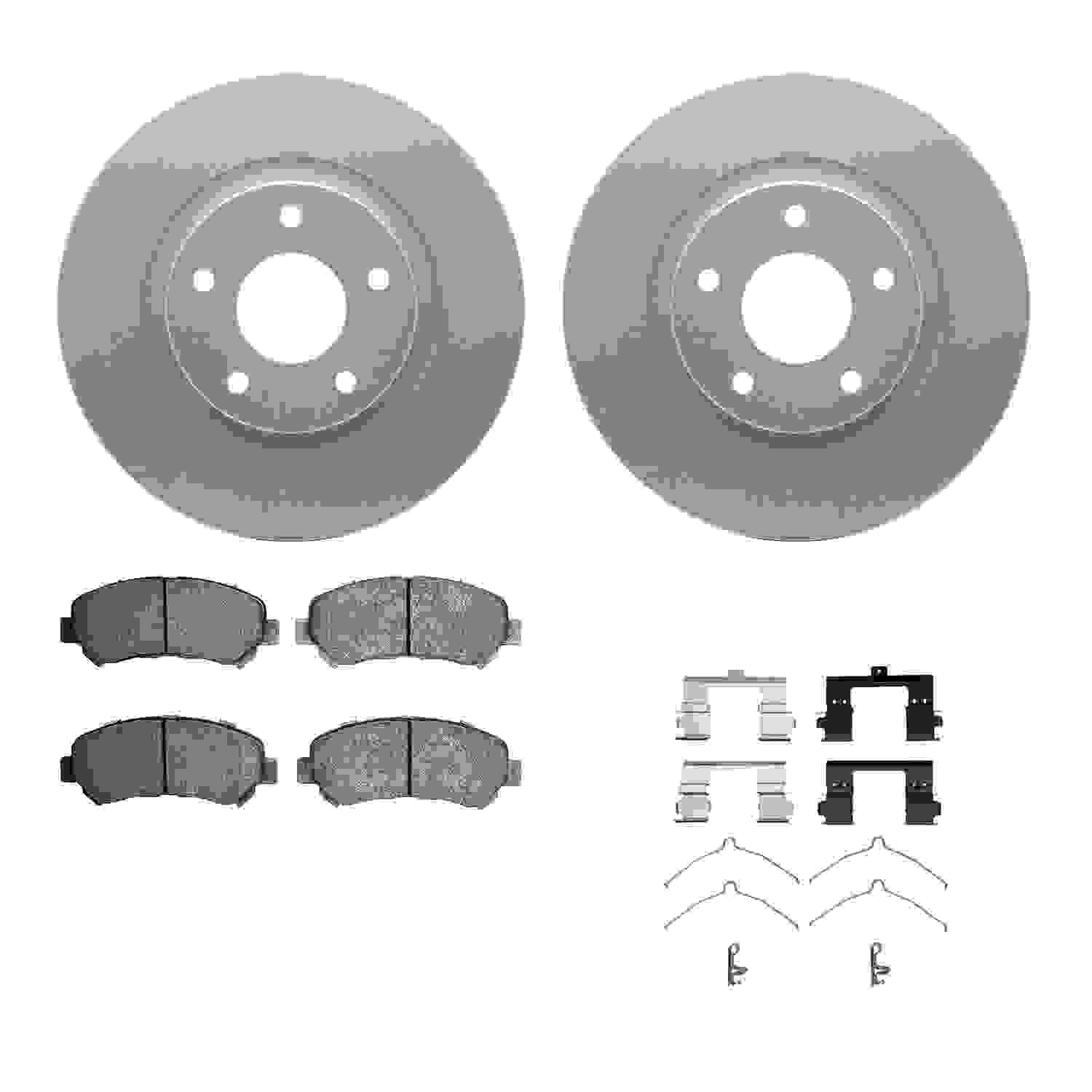 Dynamic Friction Company Disc Brake Kit 4312-67052