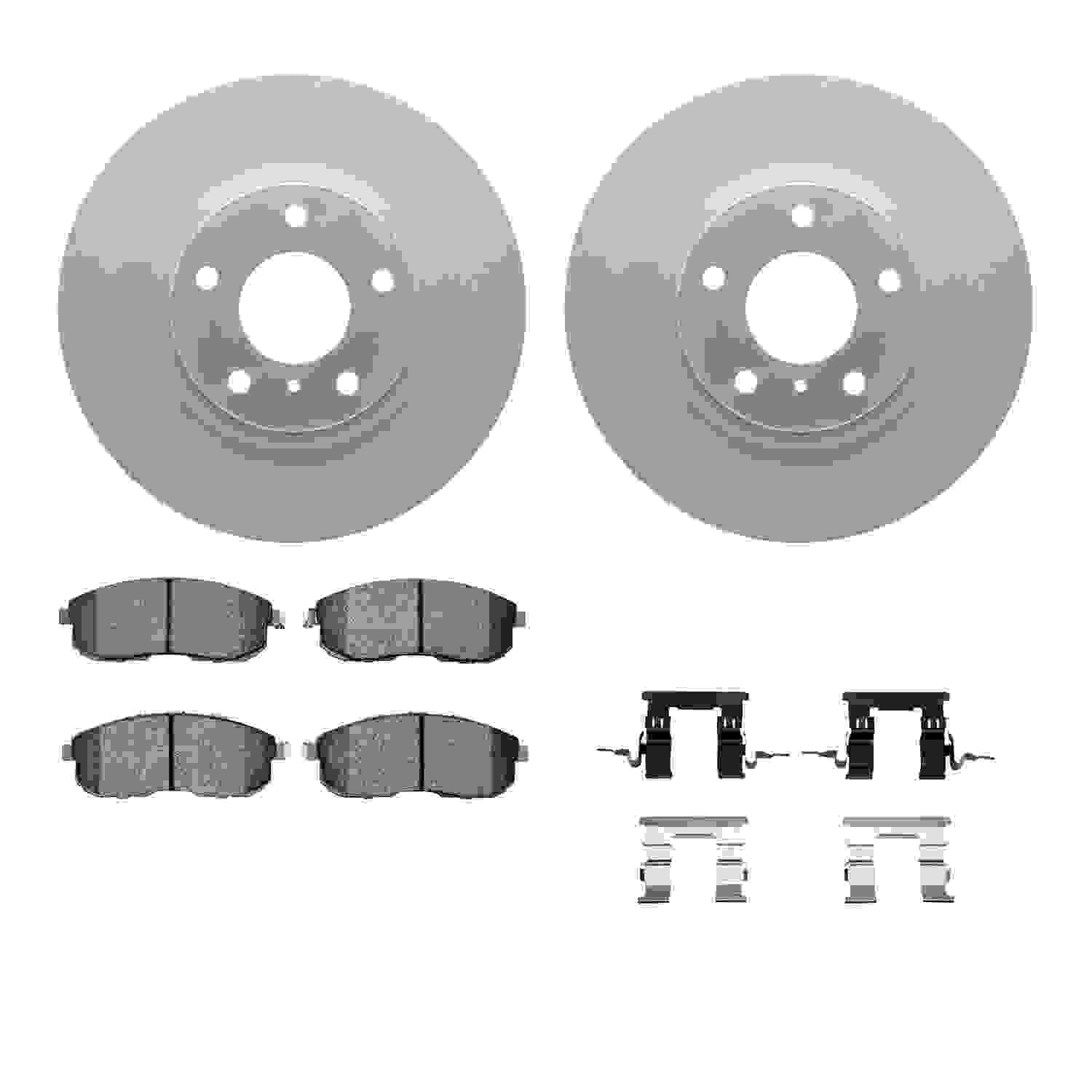 Dynamic Friction Company Disc Brake Kit 4312-68002