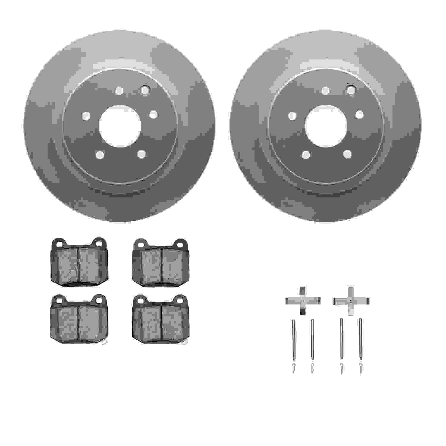 Dynamic Friction Company Disc Brake Kit 4312-68006