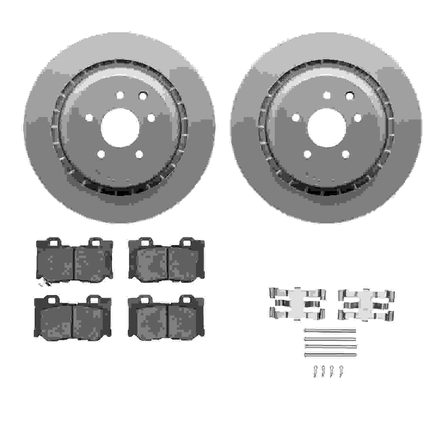 Dynamic Friction Company Disc Brake Kit 4312-68009