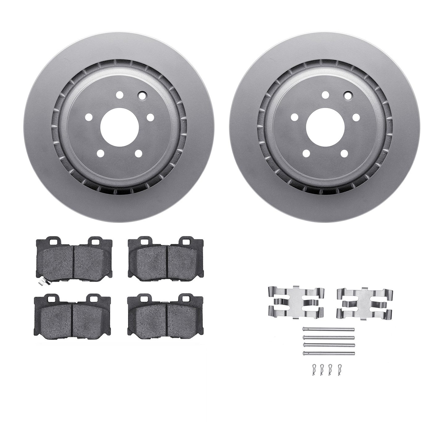Dynamic Friction Company Disc Brake Kit 4312-68009