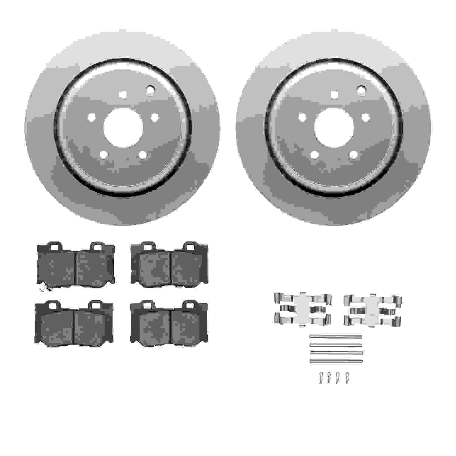 Dynamic Friction Company Disc Brake Kit 4312-68010