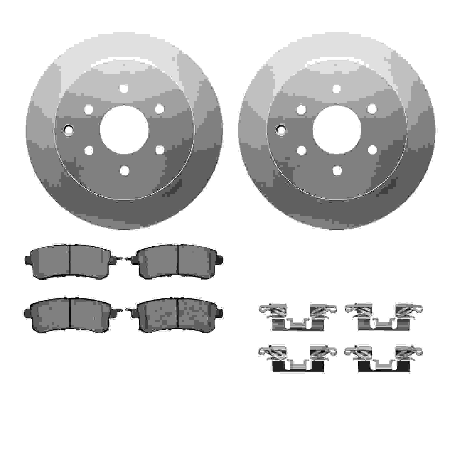 Dynamic Friction Company Disc Brake Kit 4312-68012