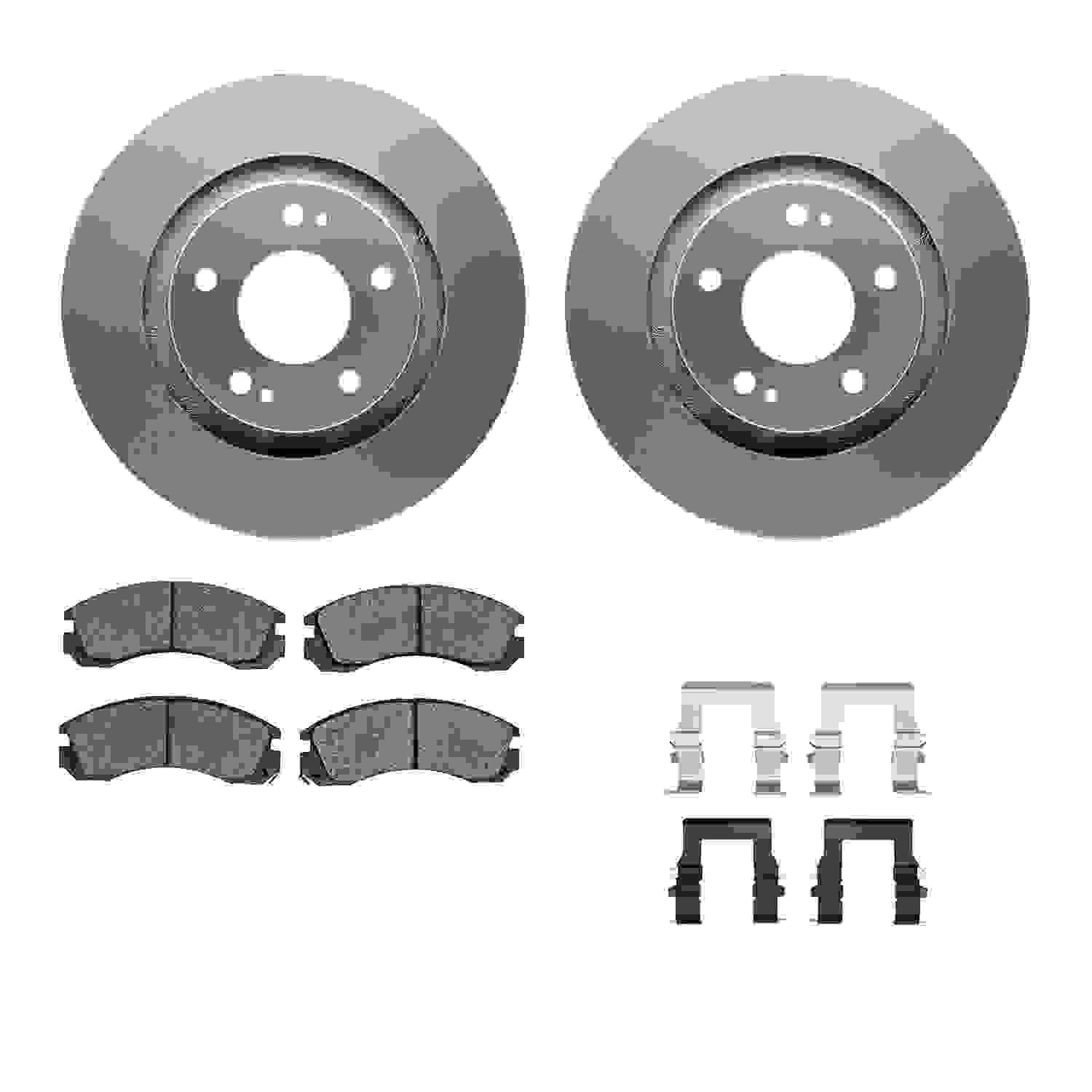 Dynamic Friction Company Disc Brake Kit 4312-72012