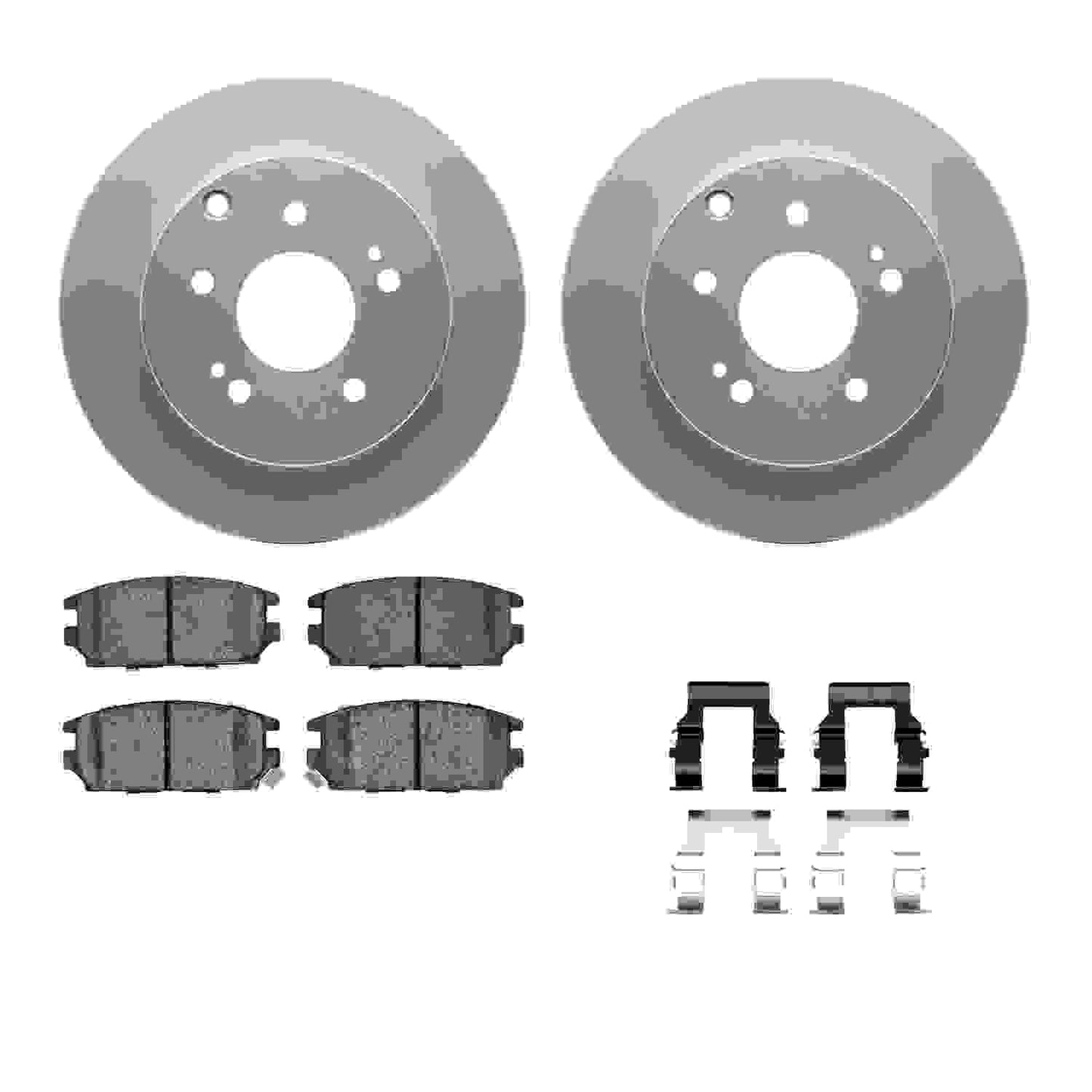 Dynamic Friction Company Disc Brake Kit 4312-72013