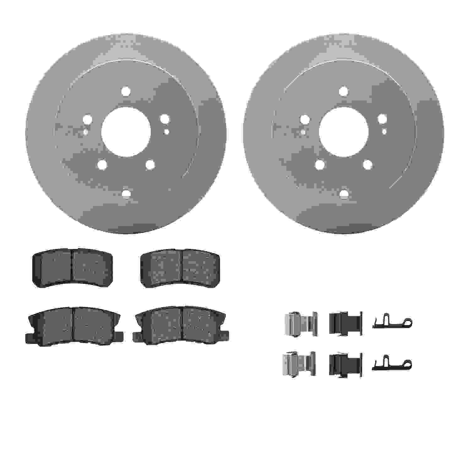 Dynamic Friction Company Disc Brake Kit 4312-72019