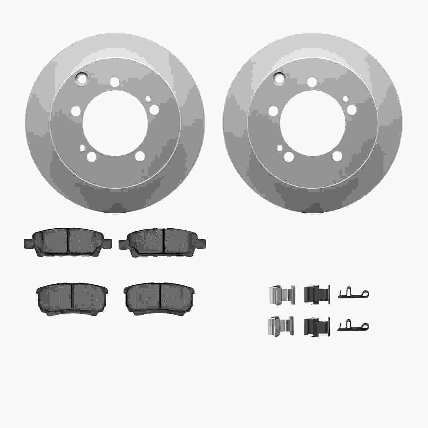 Dynamic Friction Company Disc Brake Kit 4312-72028