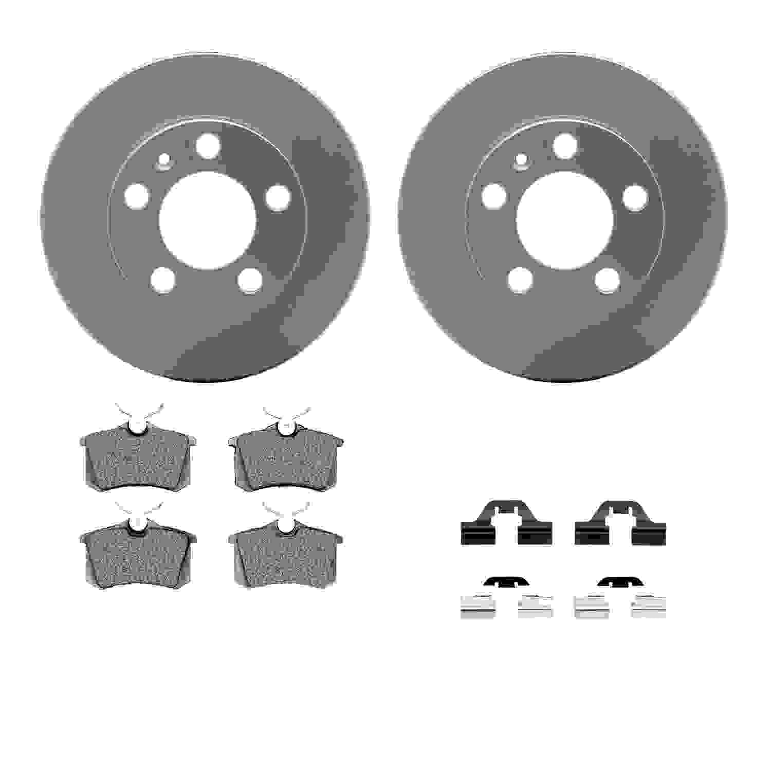 Dynamic Friction Company Disc Brake Kit 4312-74007