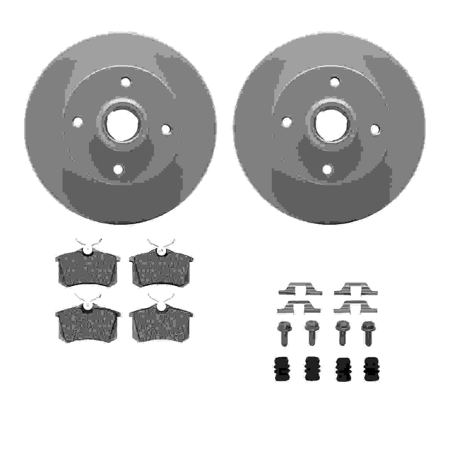 Dynamic Friction Company Disc Brake Kit 4312-74012