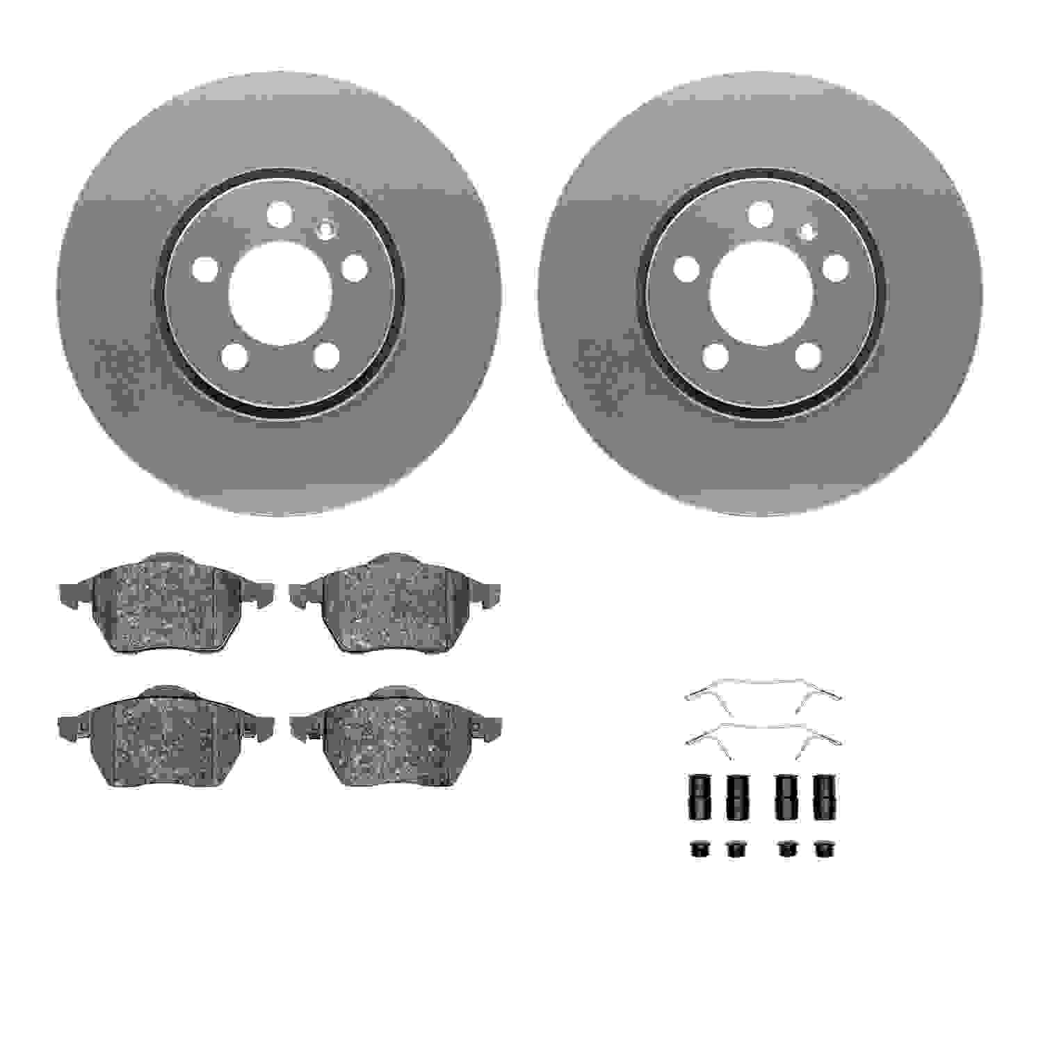 Dynamic Friction Company Disc Brake Kit 4312-74019