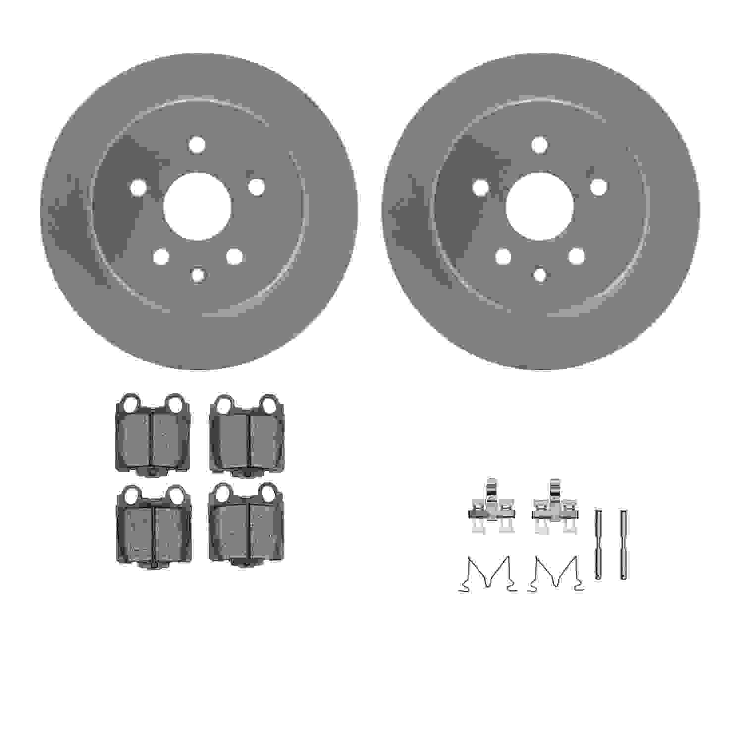 Dynamic Friction Company Disc Brake Kit 4312-75007