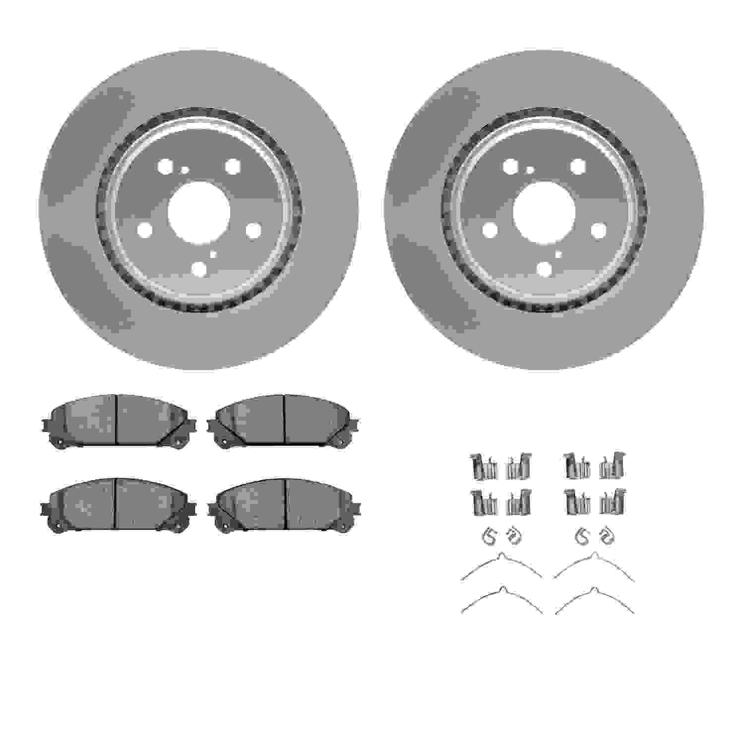 Dynamic Friction Company Disc Brake Kit 4312-75024