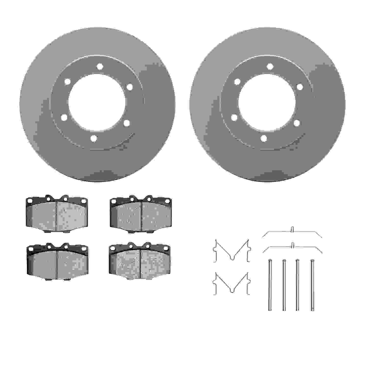 Dynamic Friction Company Disc Brake Kit 4312-76001