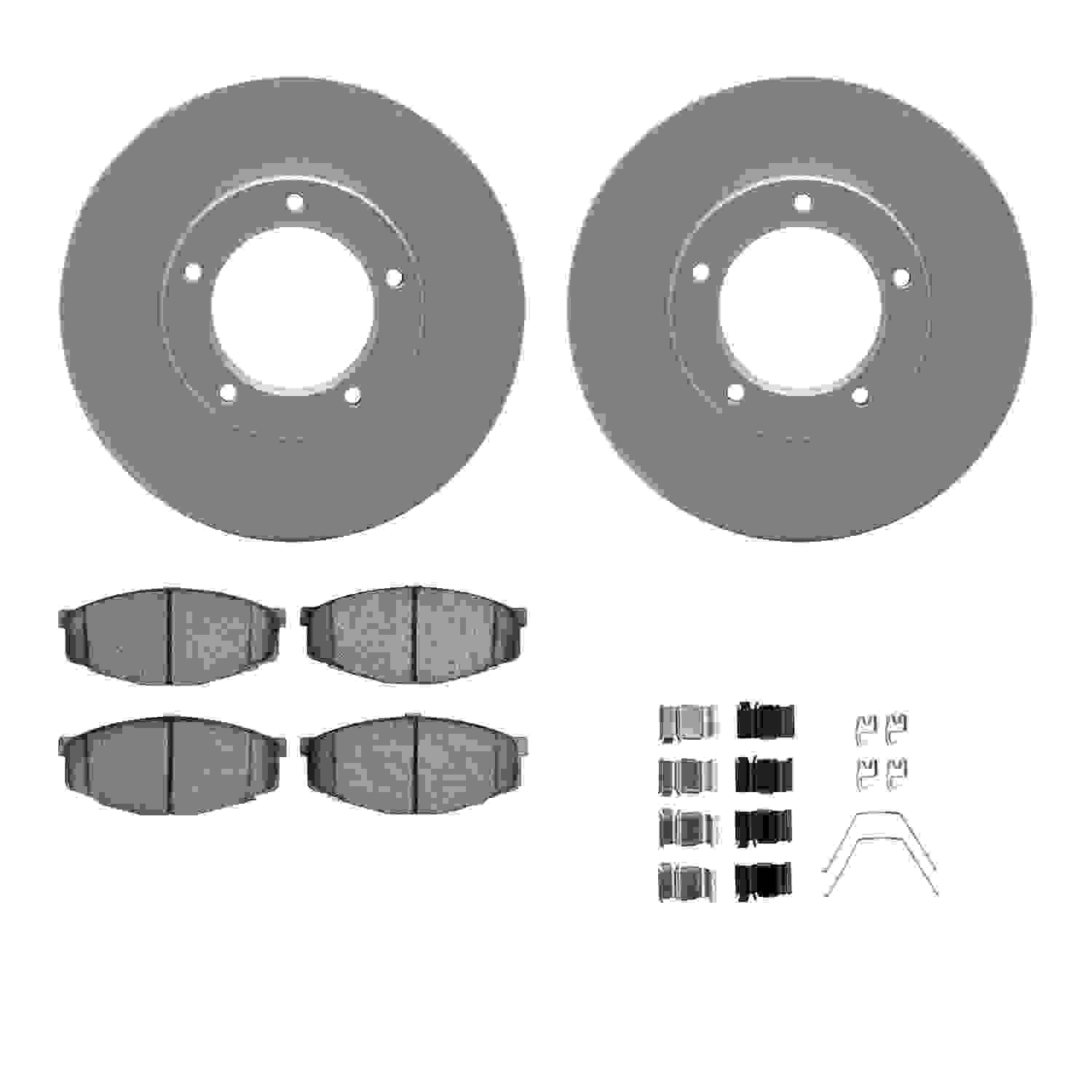 Dynamic Friction Company Disc Brake Kit 4312-76002