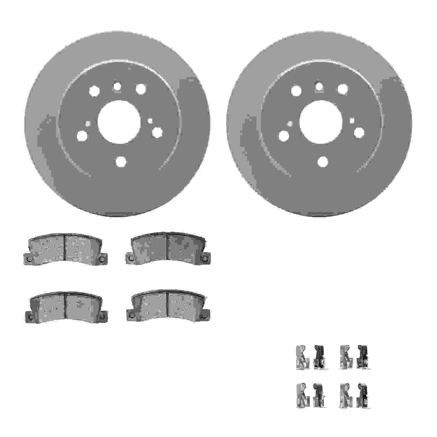 Dynamic Friction Company Disc Brake Kit 4312-76003