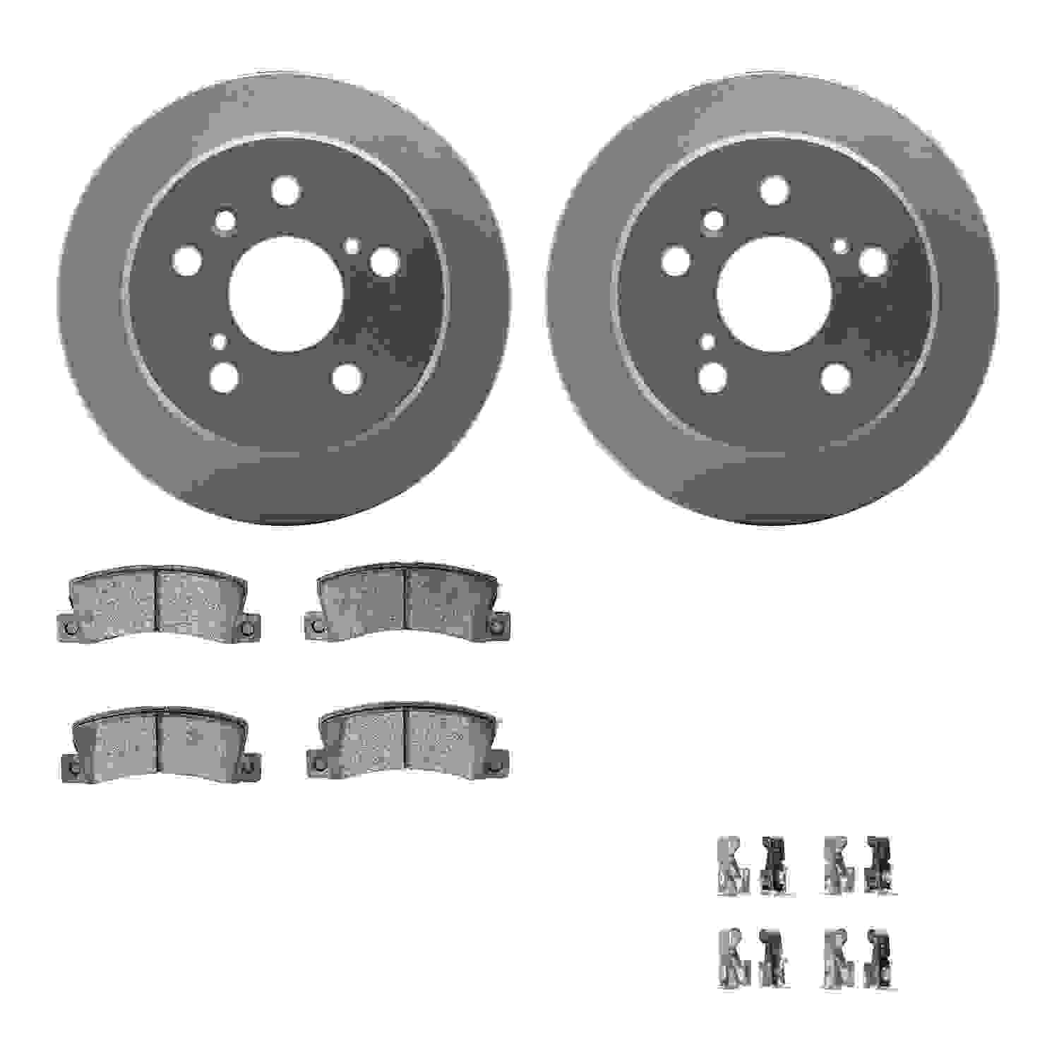 Dynamic Friction Company Disc Brake Kit 4312-76004